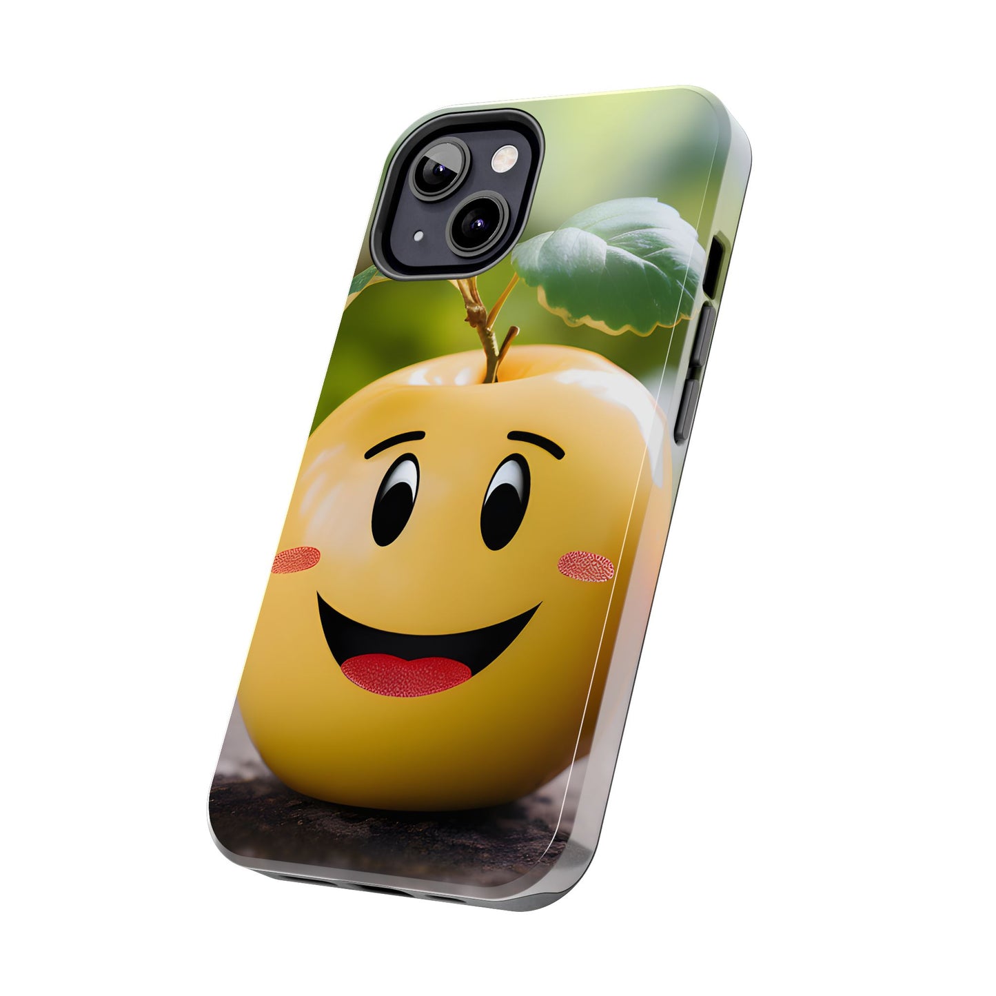 Happy Apple Tough iPhone Case