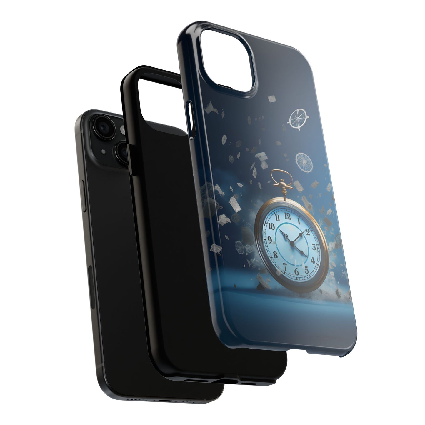 Clock Dust iPhone Tough Phone Cases