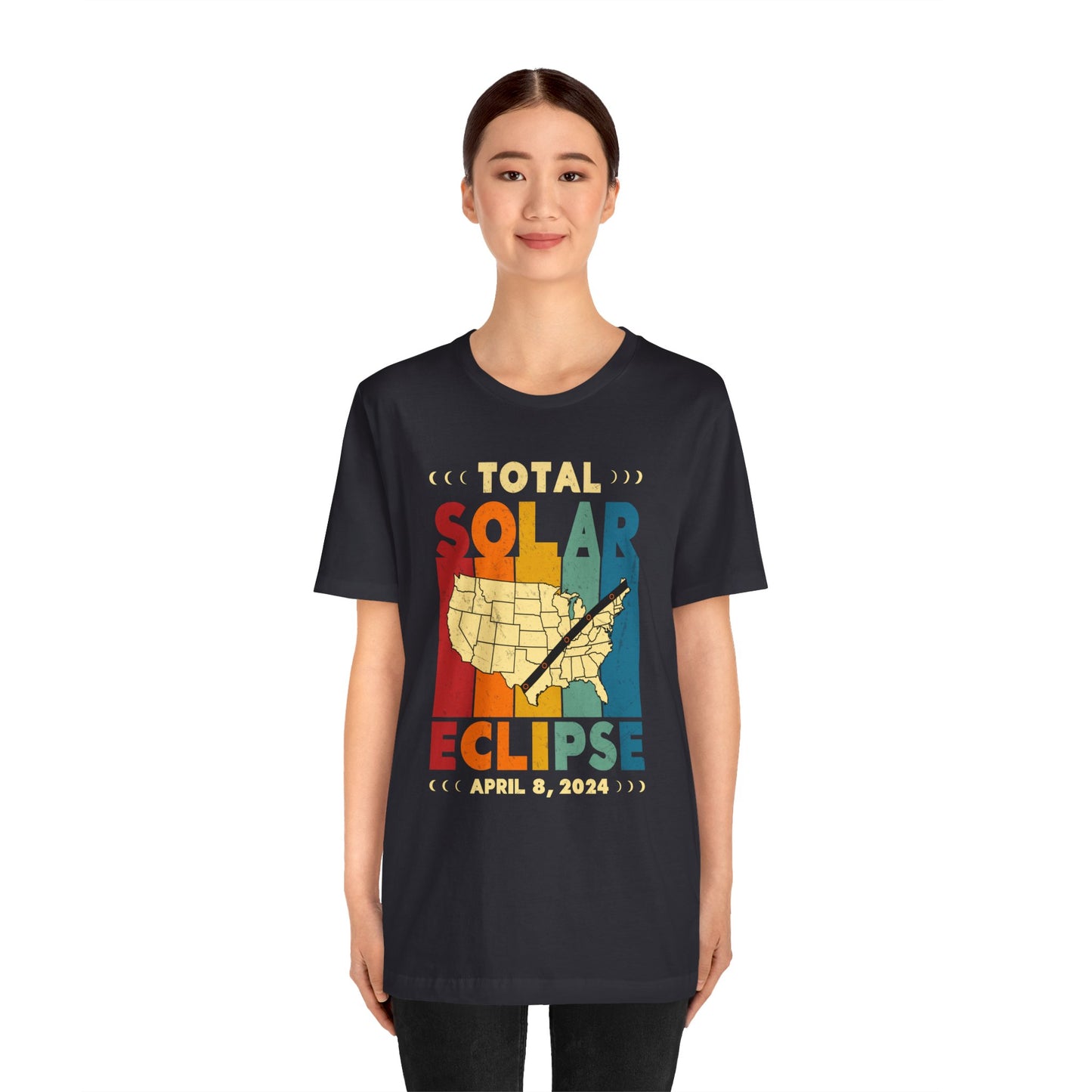 Total Solar Eclipse April 8, 2024 Commemorative Unisex T-Shirt