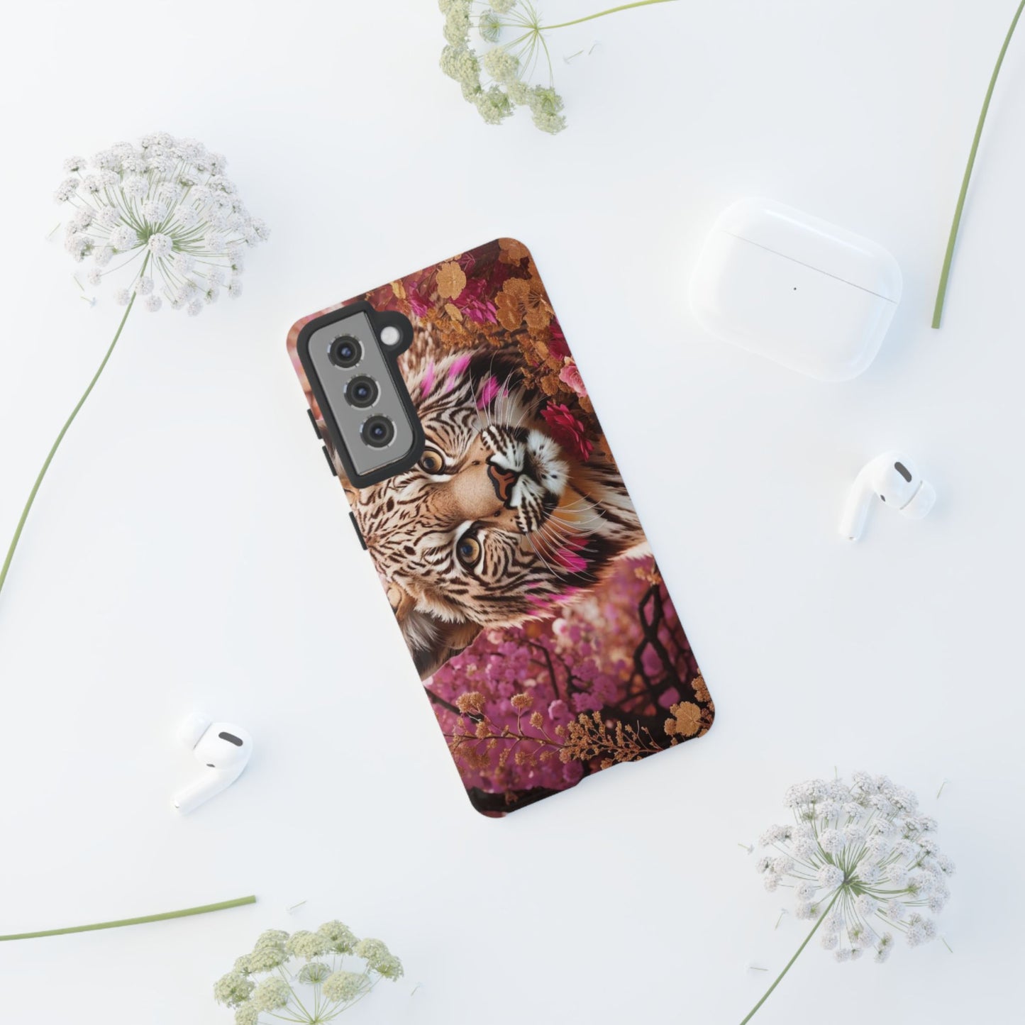 Iphone and Samsung Galaxy Tiger Garden Tough Cases