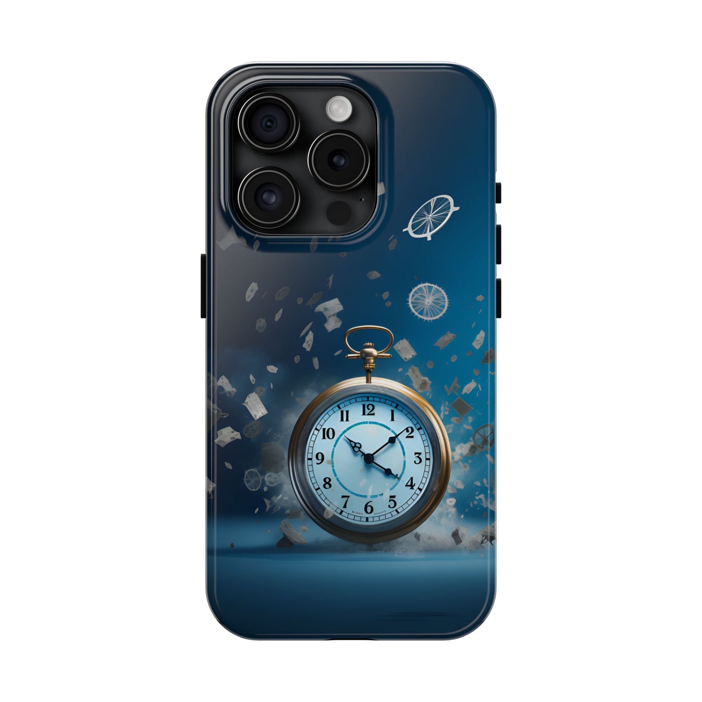 Clock Dust iPhone Tough Phone Cases