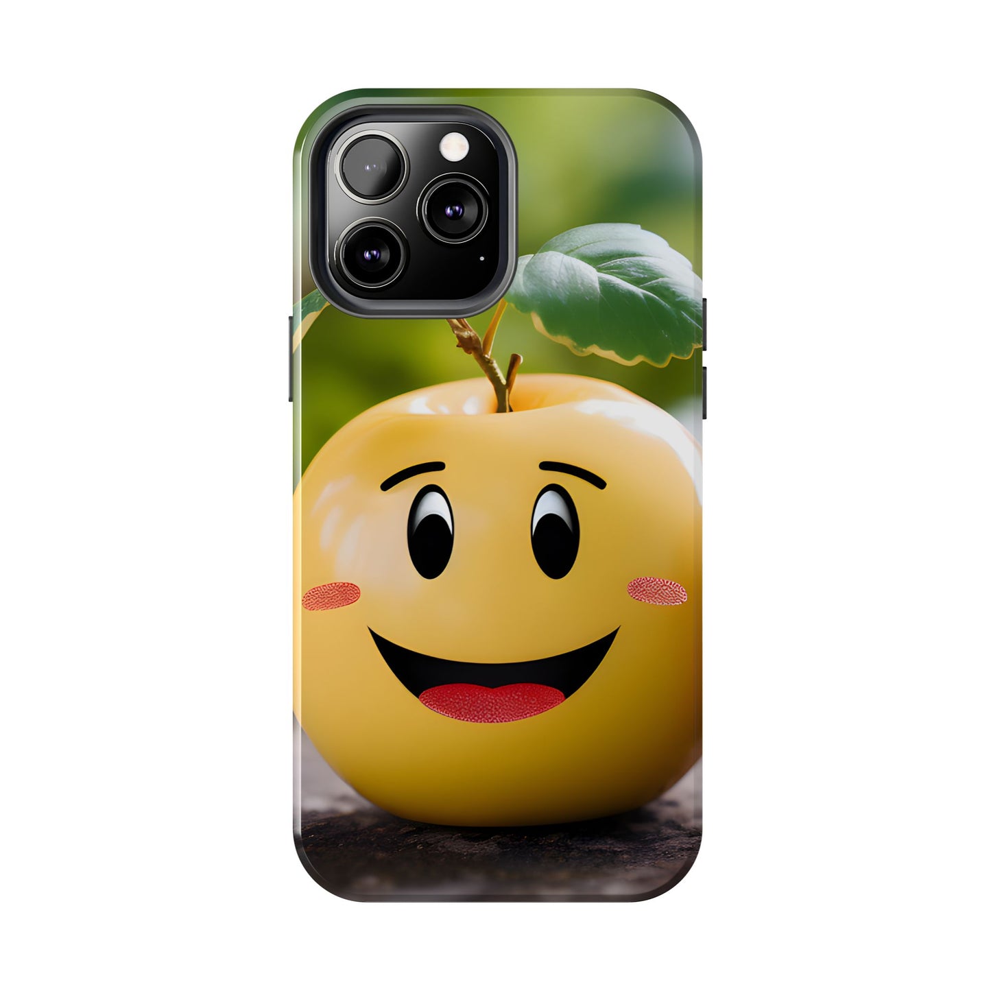 Happy Apple Tough iPhone Case