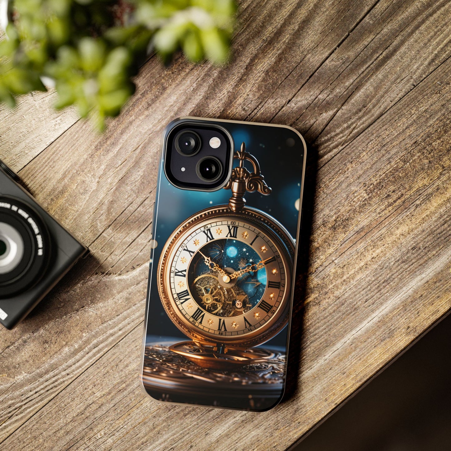 Antique Moon Clock Tough iPhone Cases