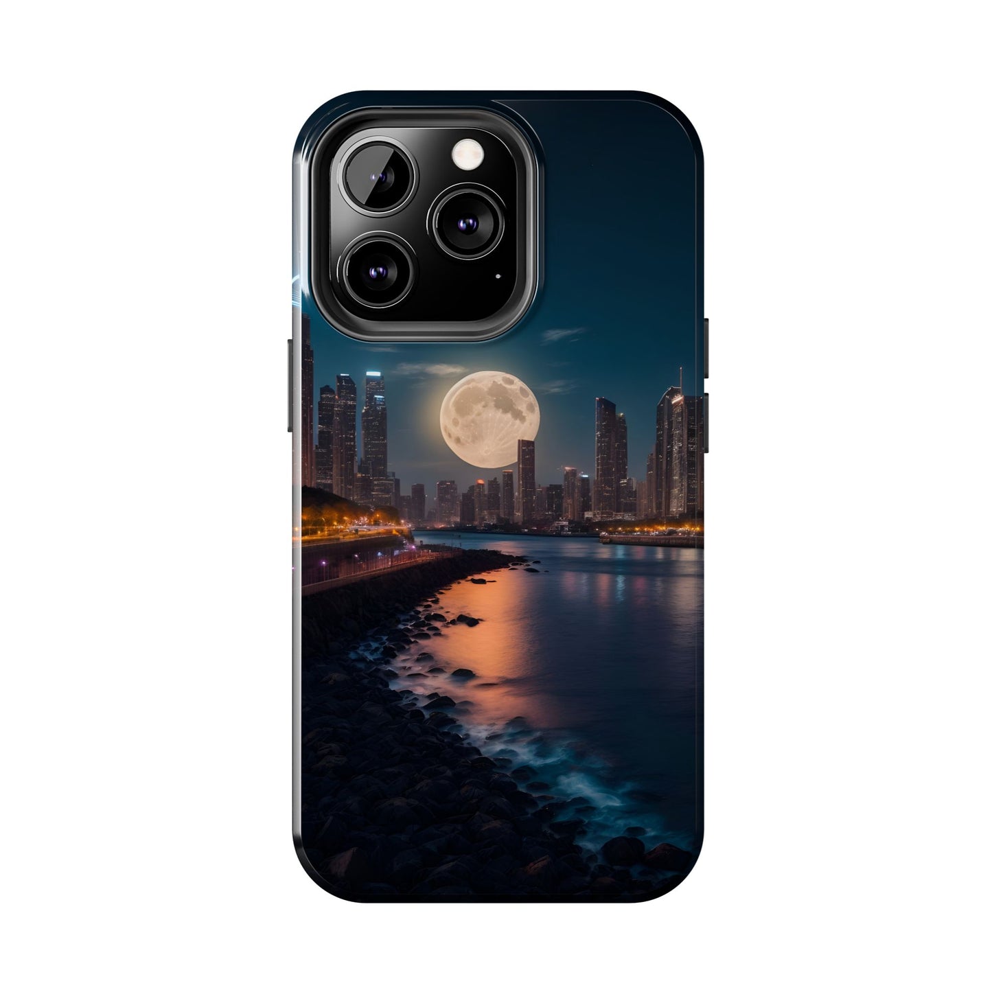 Moon City Tough iPhone Cases