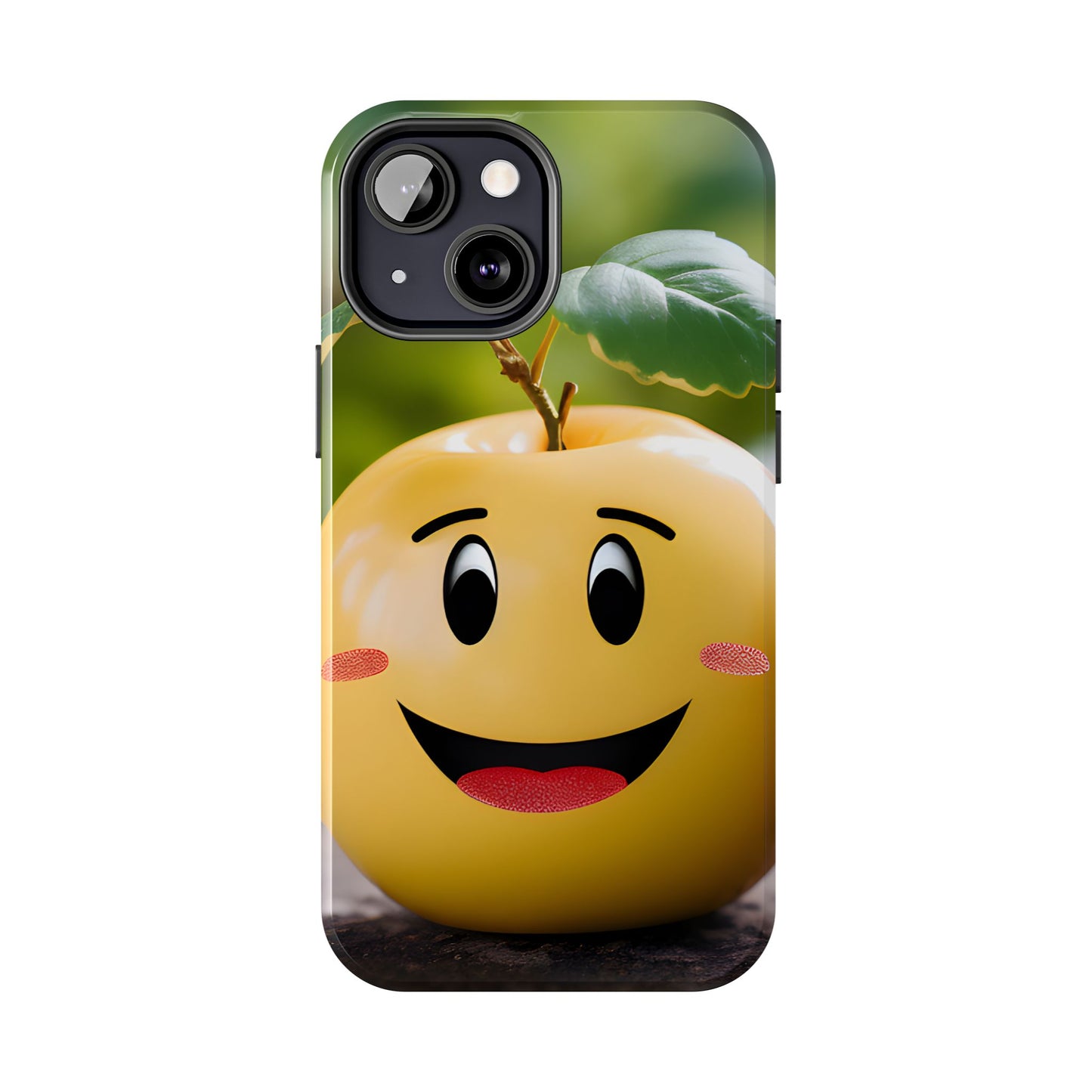 Happy Apple Tough iPhone Case