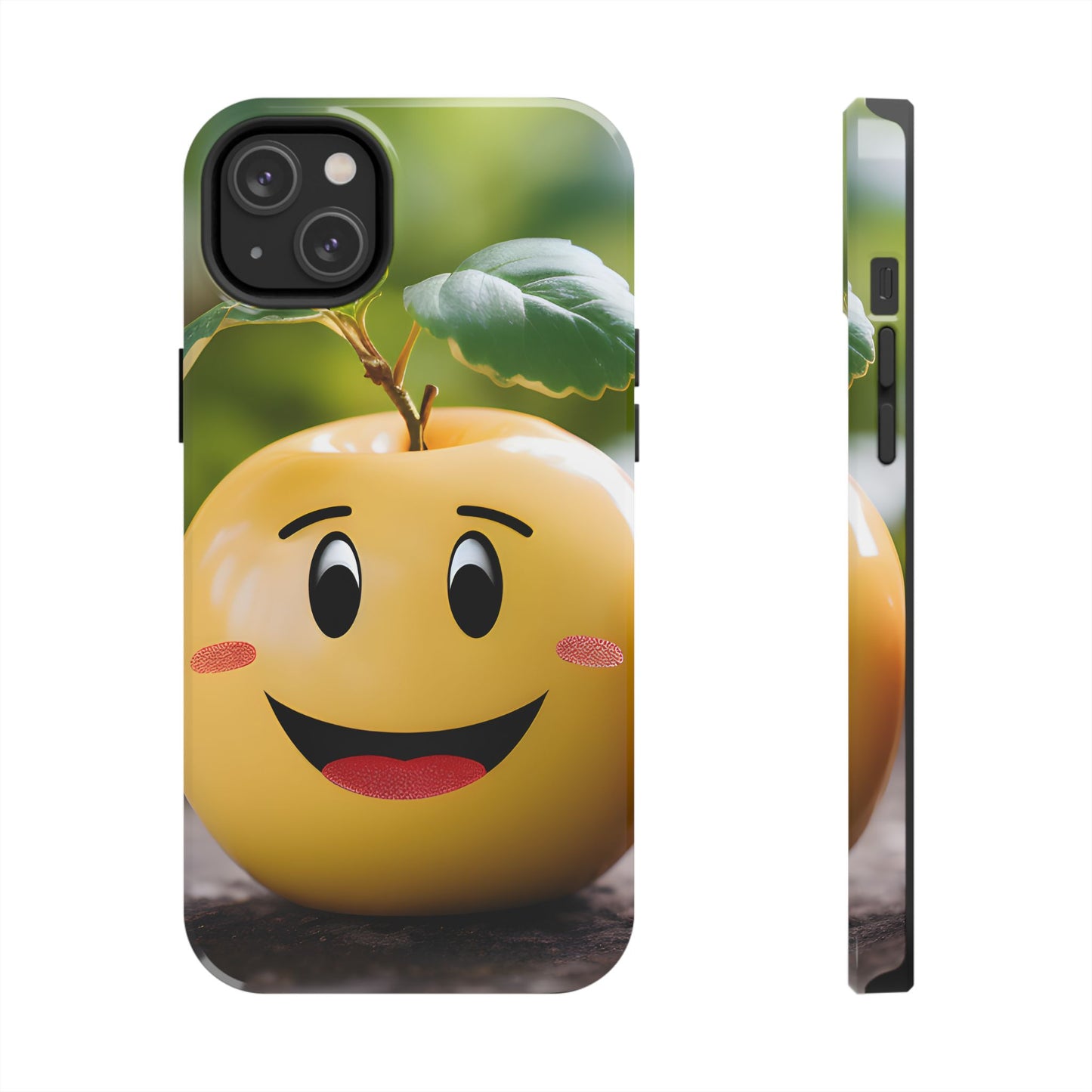 Happy Apple Tough iPhone Case