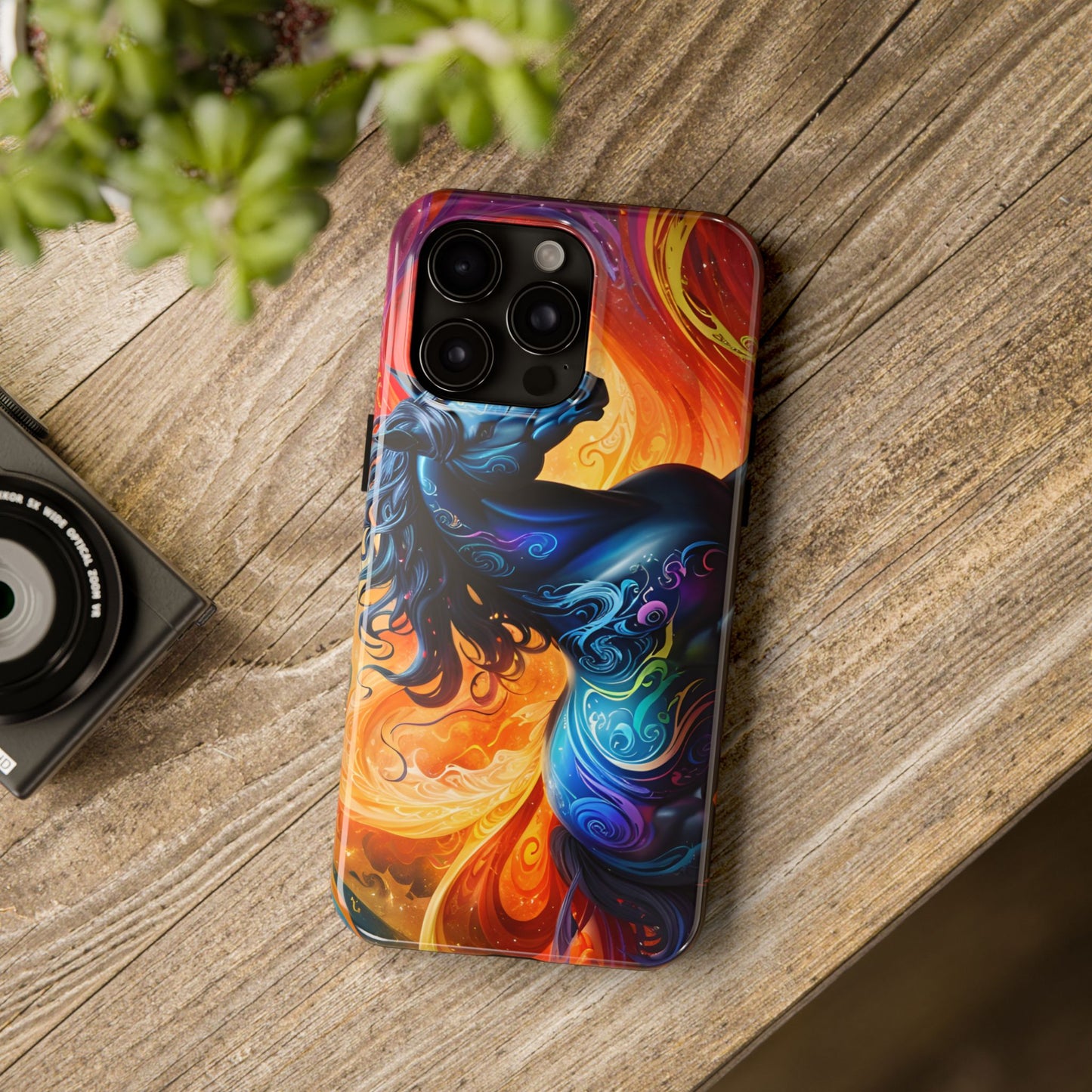 RainBow Horse Tough iPhone Case