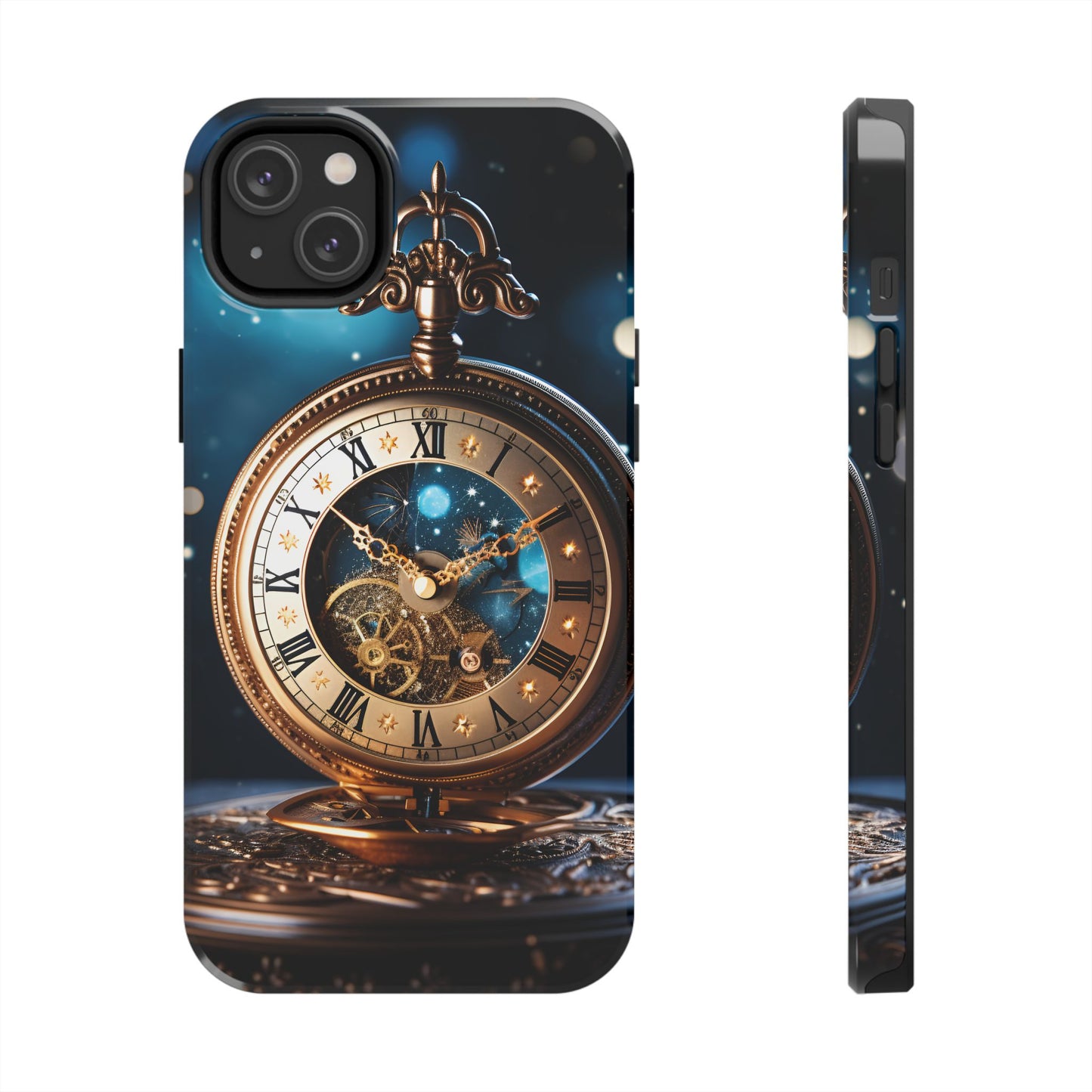 Antique Moon Clock Tough iPhone Cases