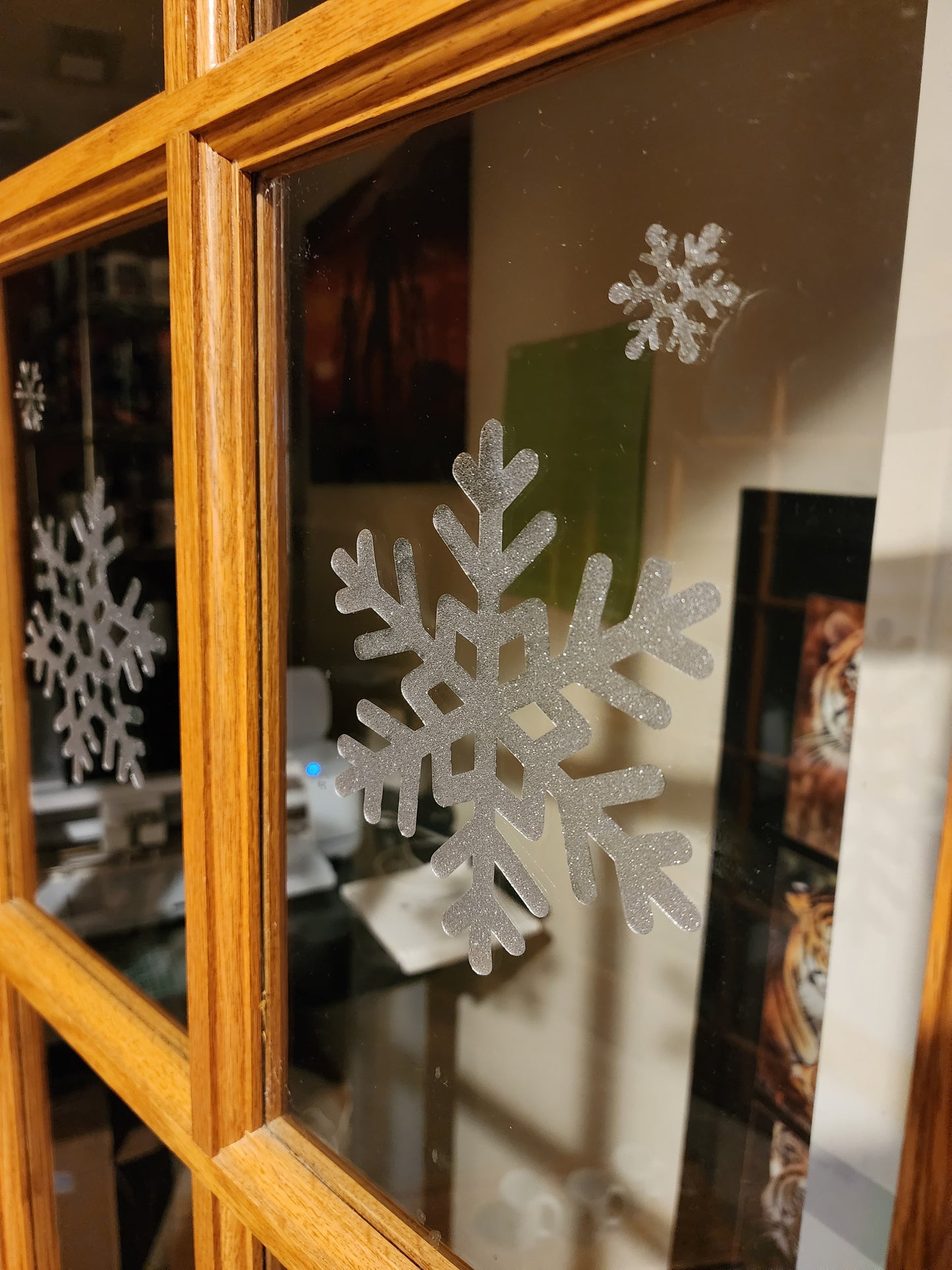 Window Cling snowflakes (18 Pieces)