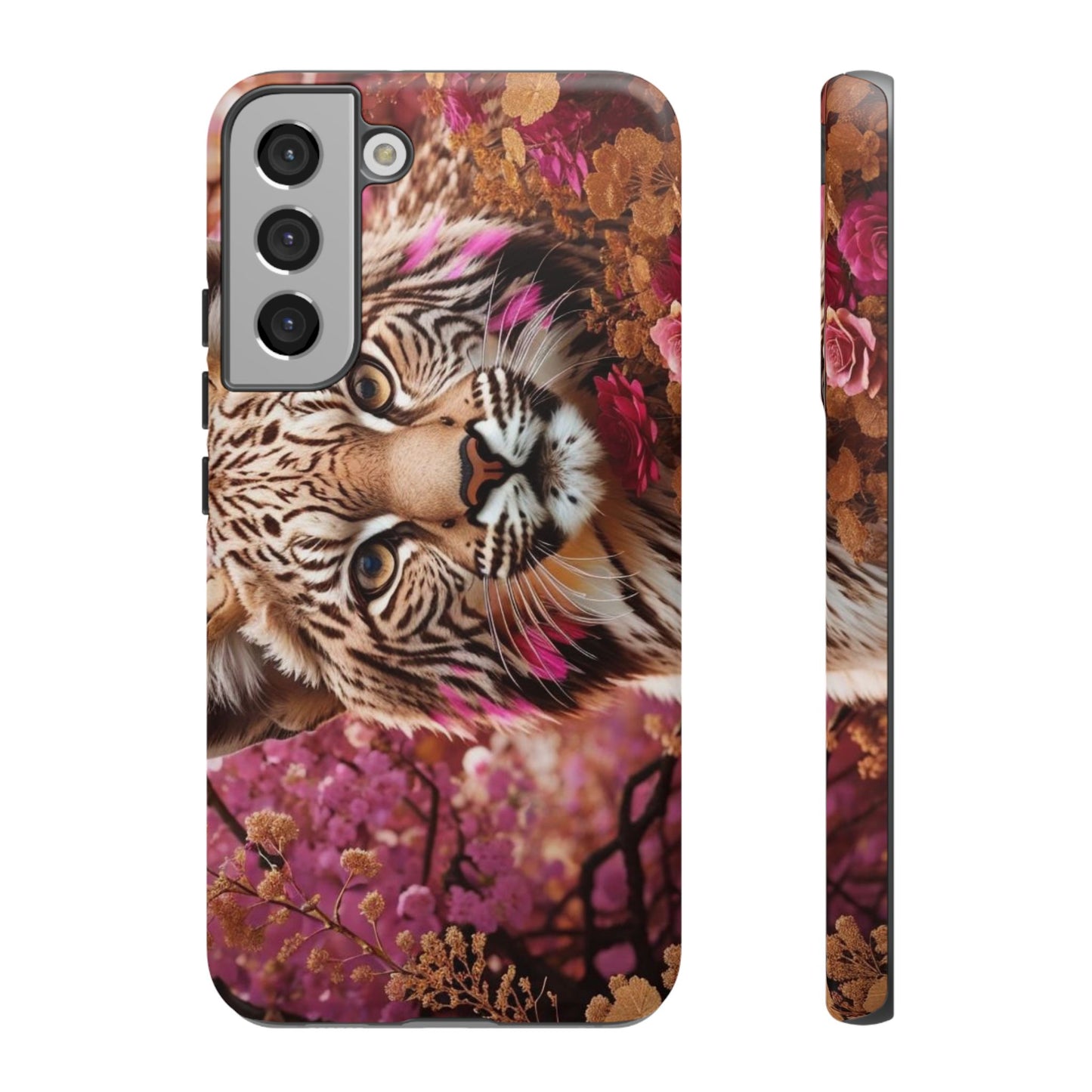 Iphone and Samsung Galaxy Tiger Garden Tough Cases