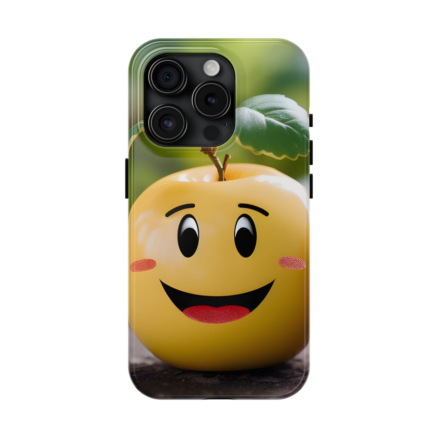 Happy Apple Tough iPhone Case