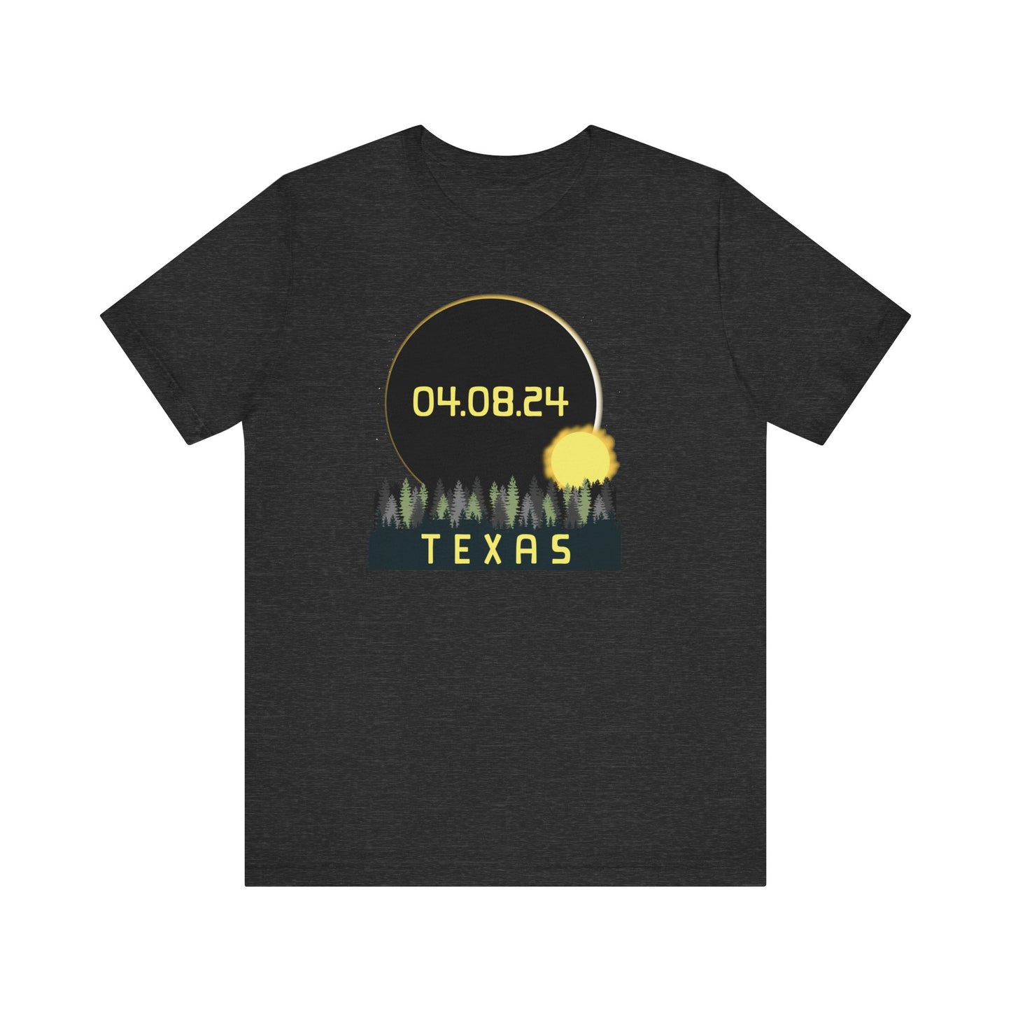 Texas 2024 Solar Eclipse Commemorative Unisex T-Shirt