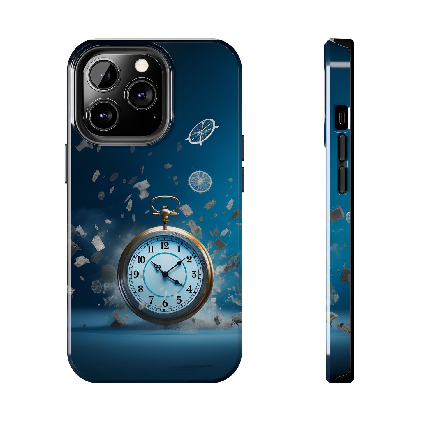 Clock Dust iPhone Tough Phone Cases