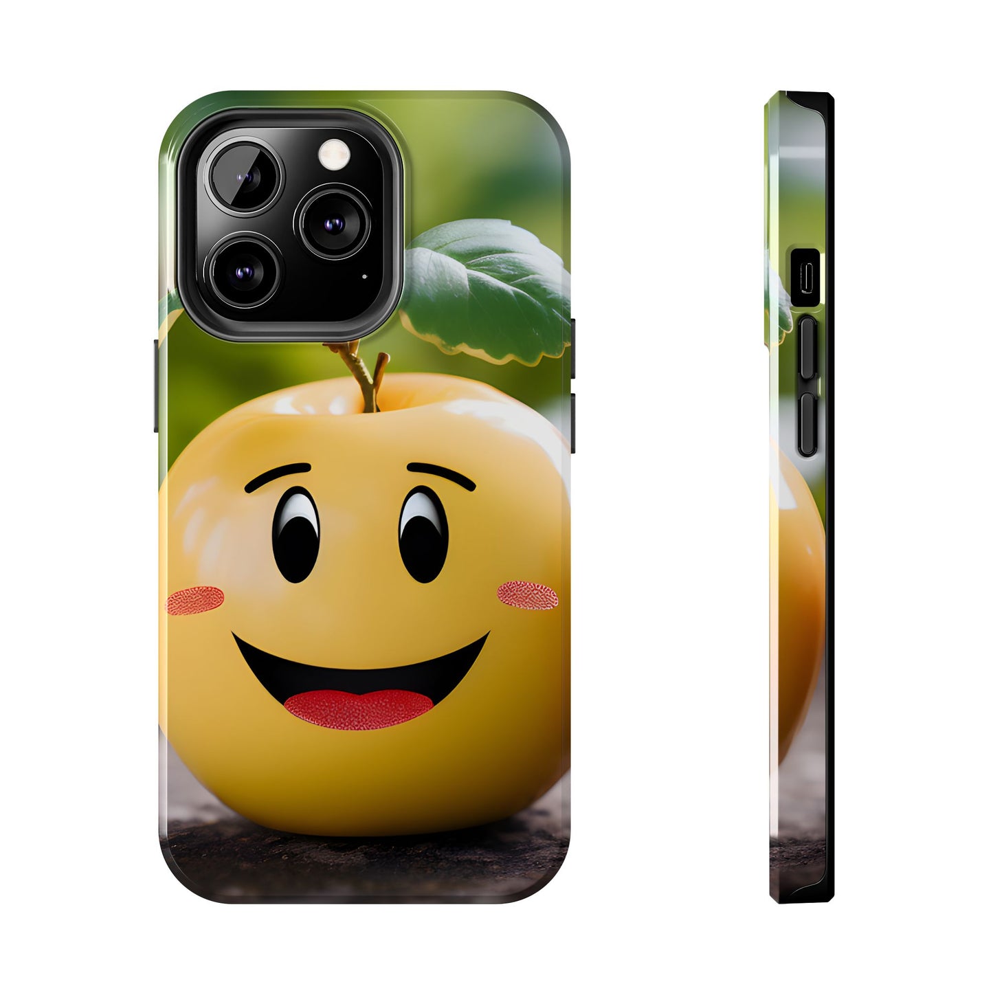 Happy Apple Tough iPhone Case