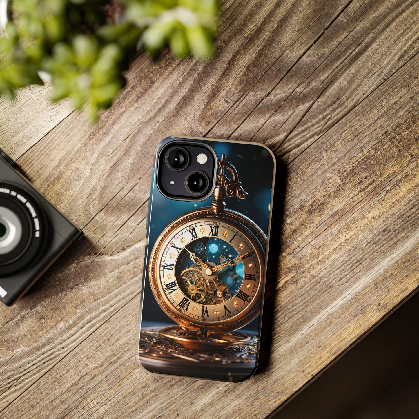 Antique Moon Clock Tough iPhone Cases