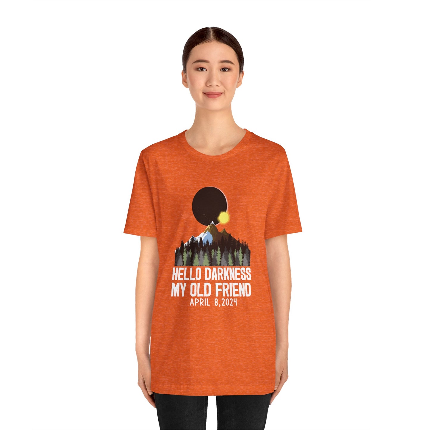 2024 Solar Eclipse Commemorative Unisex T-Shirt