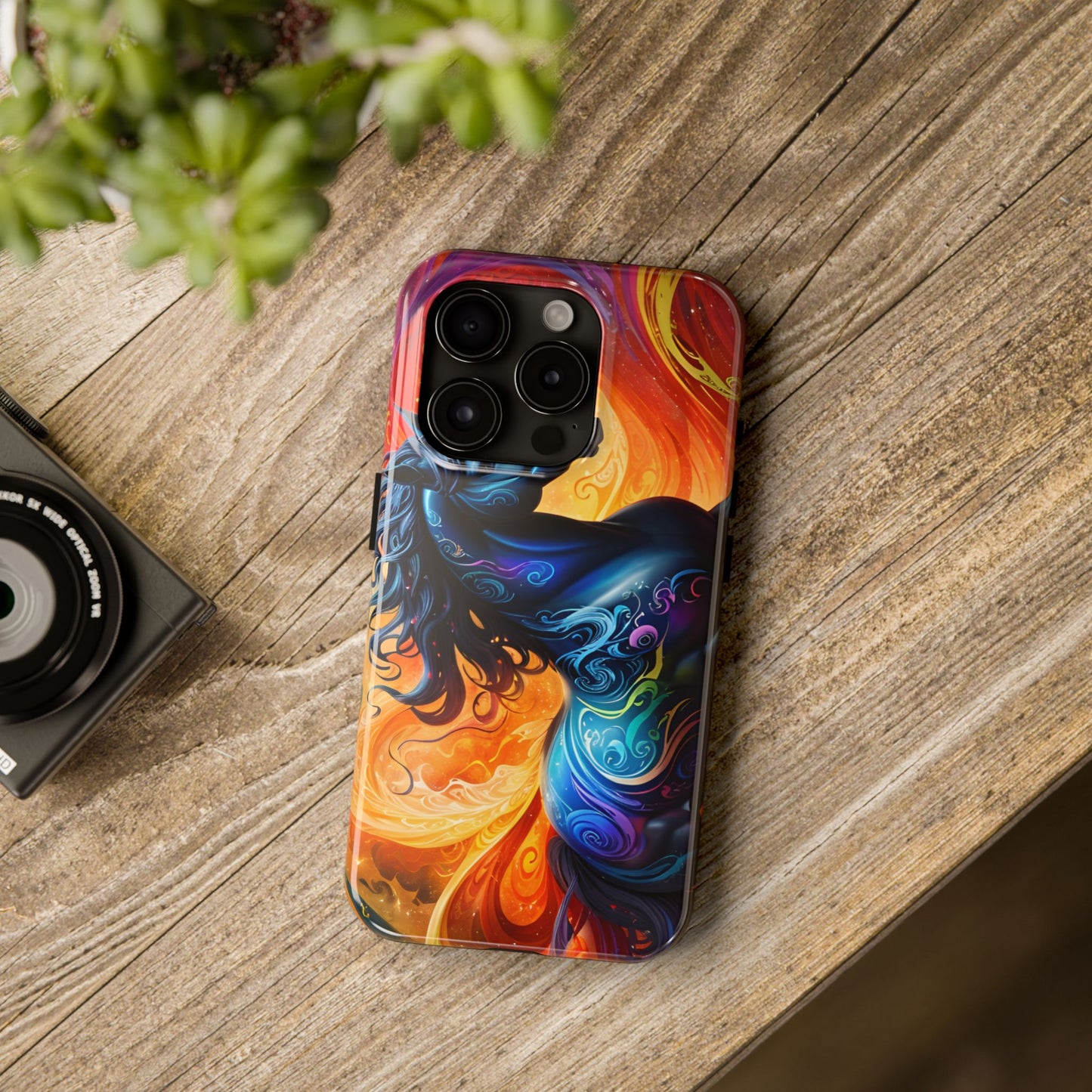 RainBow Horse Tough iPhone Case