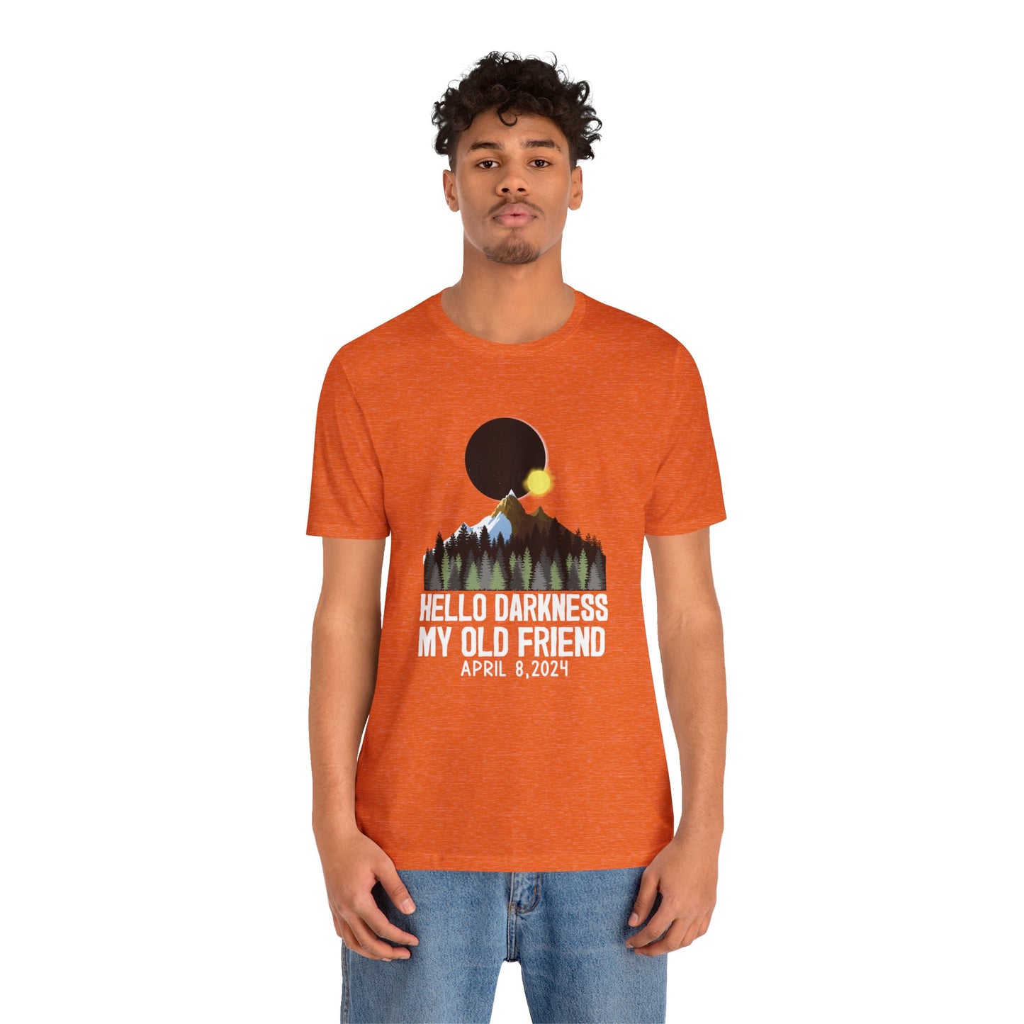 2024 Solar Eclipse Commemorative Unisex T-Shirt