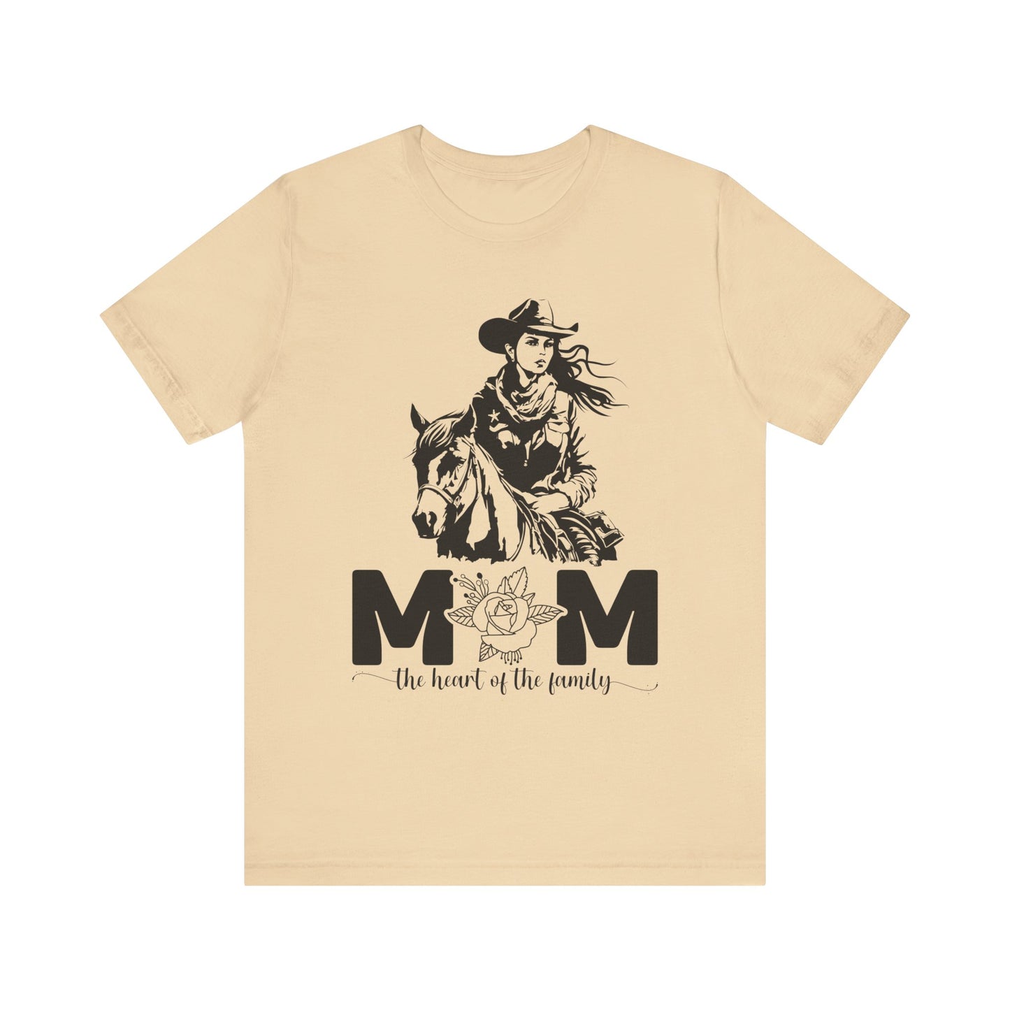 Mom Heart of The Family! Mothers Day T-shirt BELLA CANVAS Short Sleeve Tee