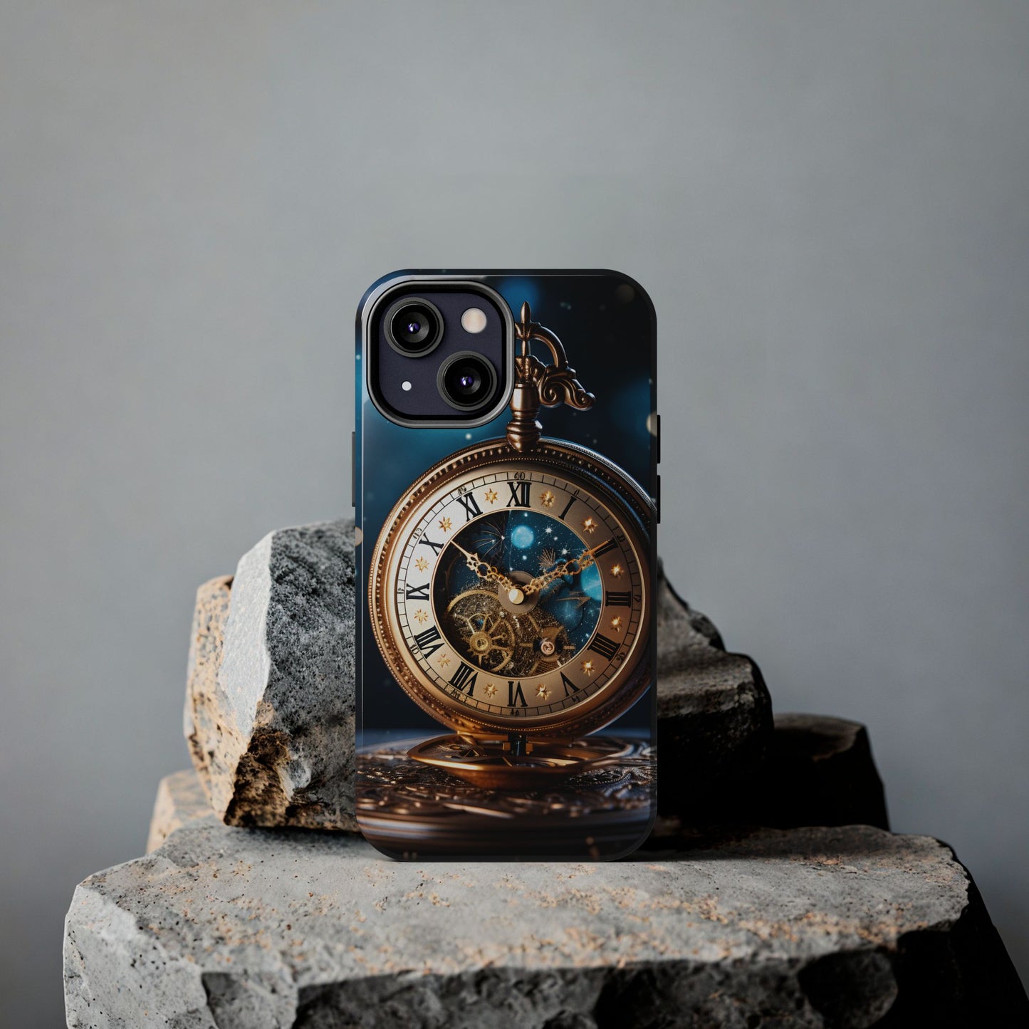 Antique Moon Clock Tough iPhone Cases