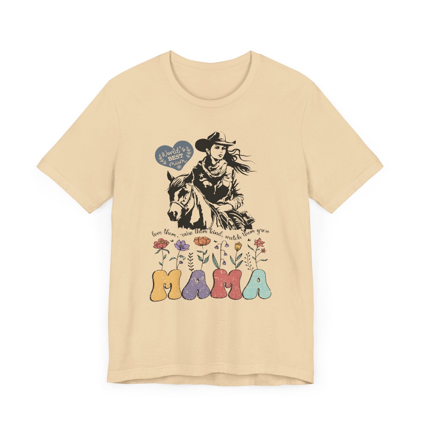 Mama Love Them Watch Them Grow! Mothers Day T-shirt BELLA CANVAS Short Sleeve Tee