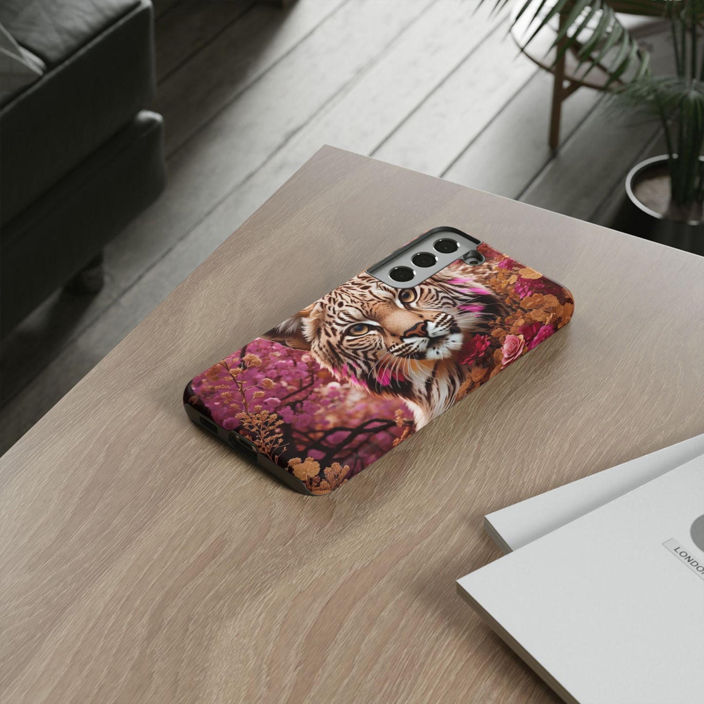 Iphone and Samsung Galaxy Tiger Garden Tough Cases