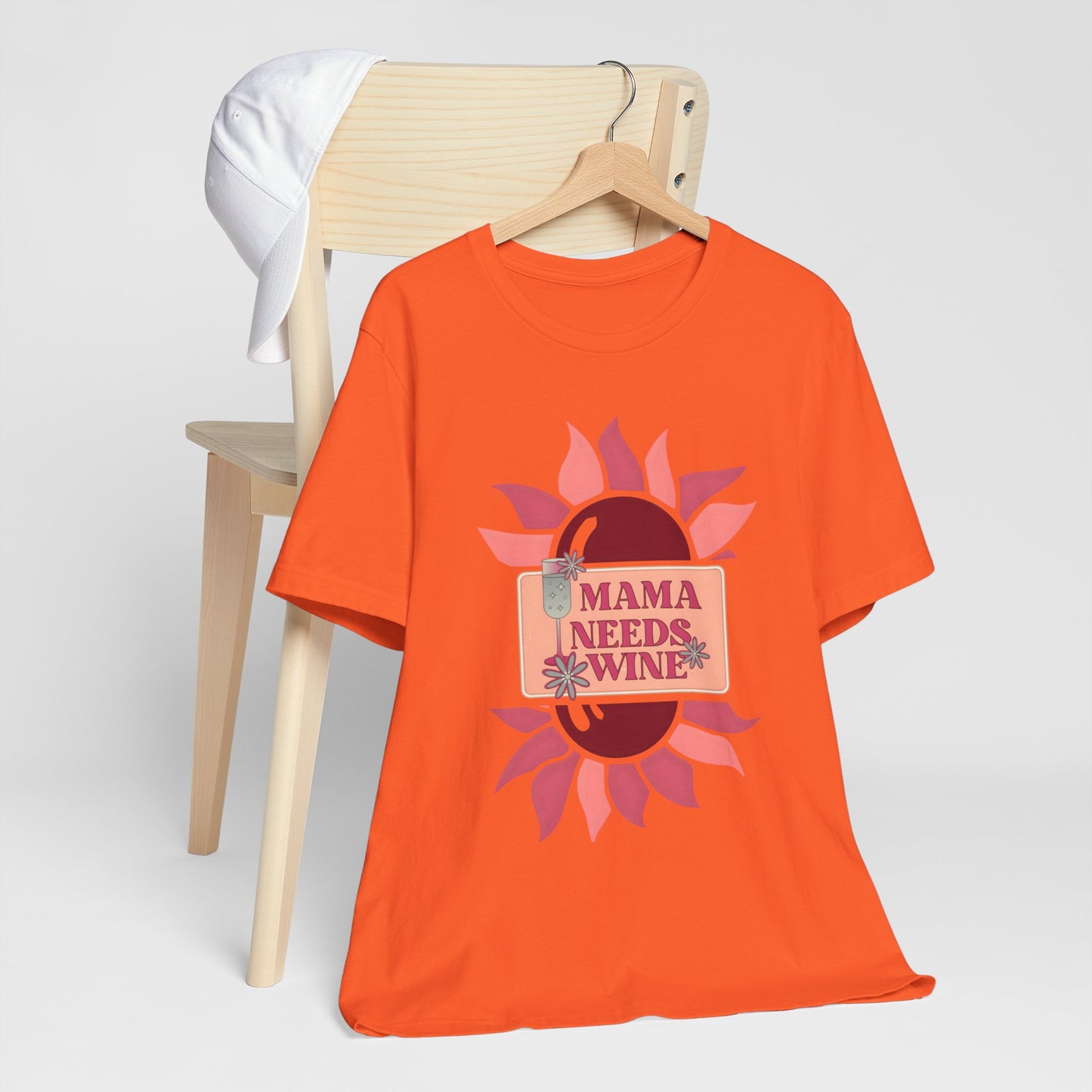 Mama Needs Wine! Mothers Day T-shirt BELLA CANVAS Short Sleeve Tee