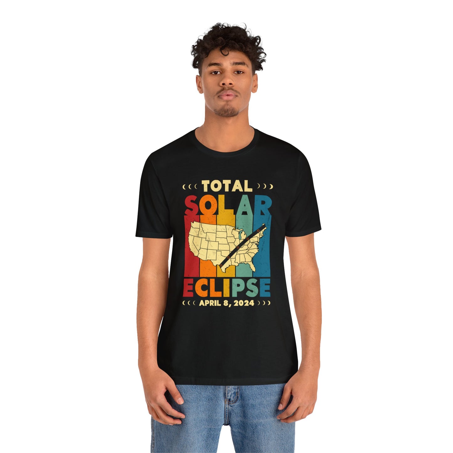 Total Solar Eclipse April 8, 2024 Commemorative Unisex T-Shirt