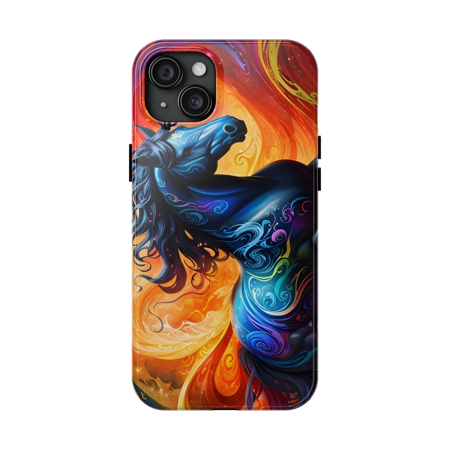 RainBow Horse Tough iPhone Case