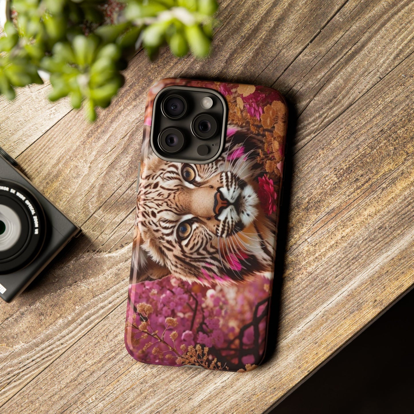 Iphone and Samsung Galaxy Tiger Garden Tough Cases