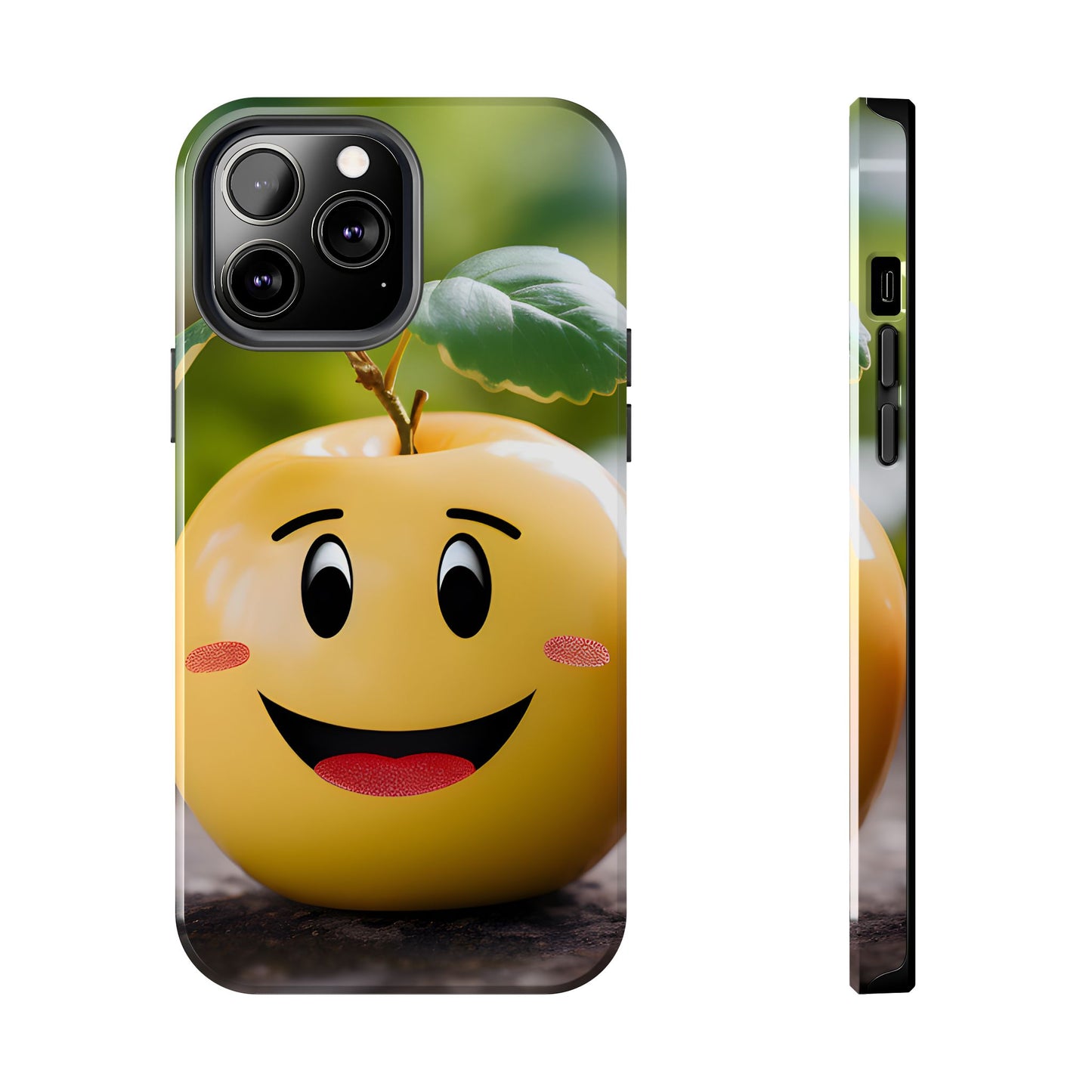 Happy Apple Tough iPhone Case