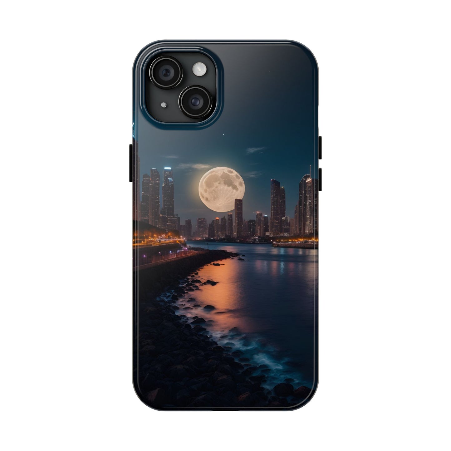 Moon City Tough iPhone Cases