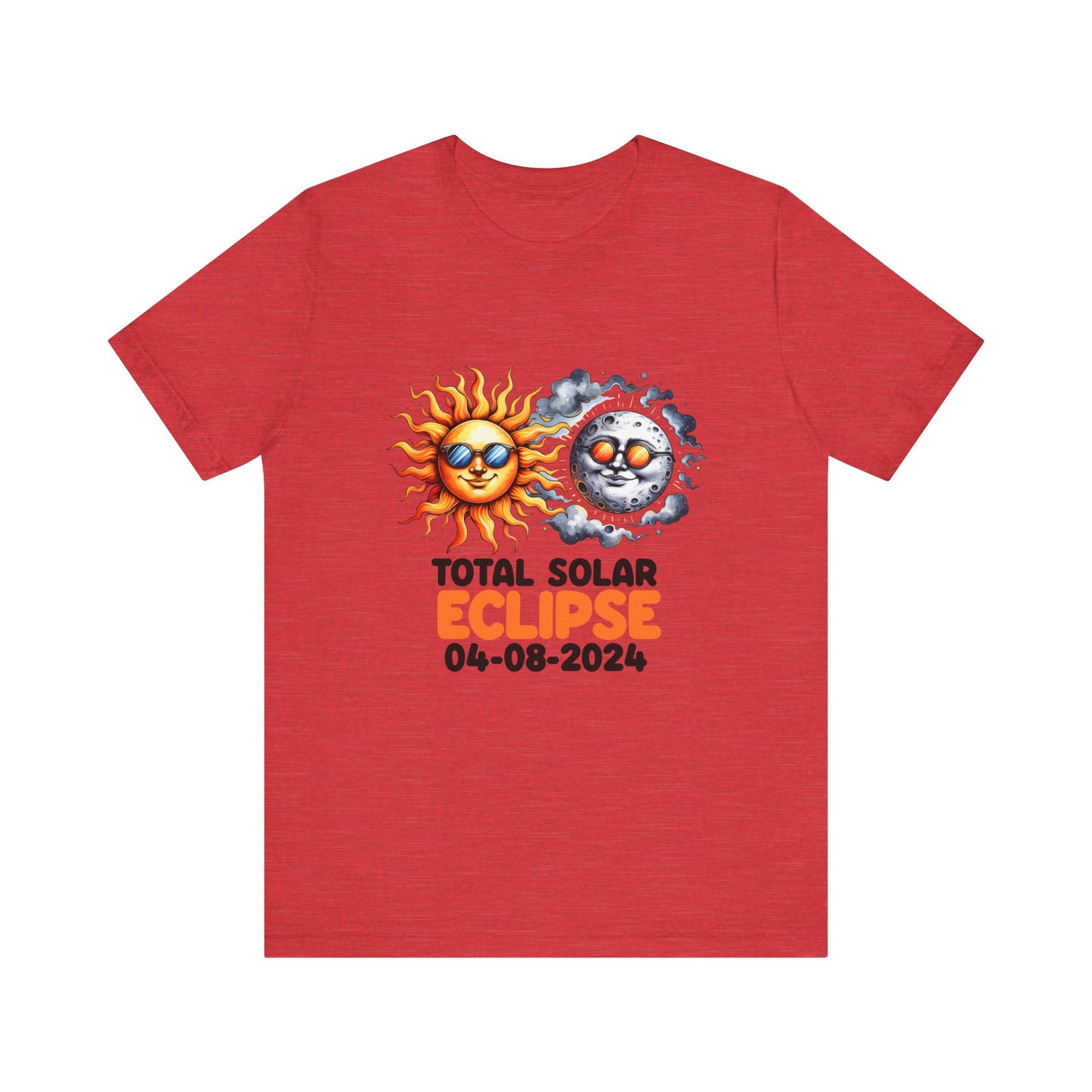 Total Solar Eclipse 04-08-2024 Sun Moon Commemorative Unisex T-Shirt