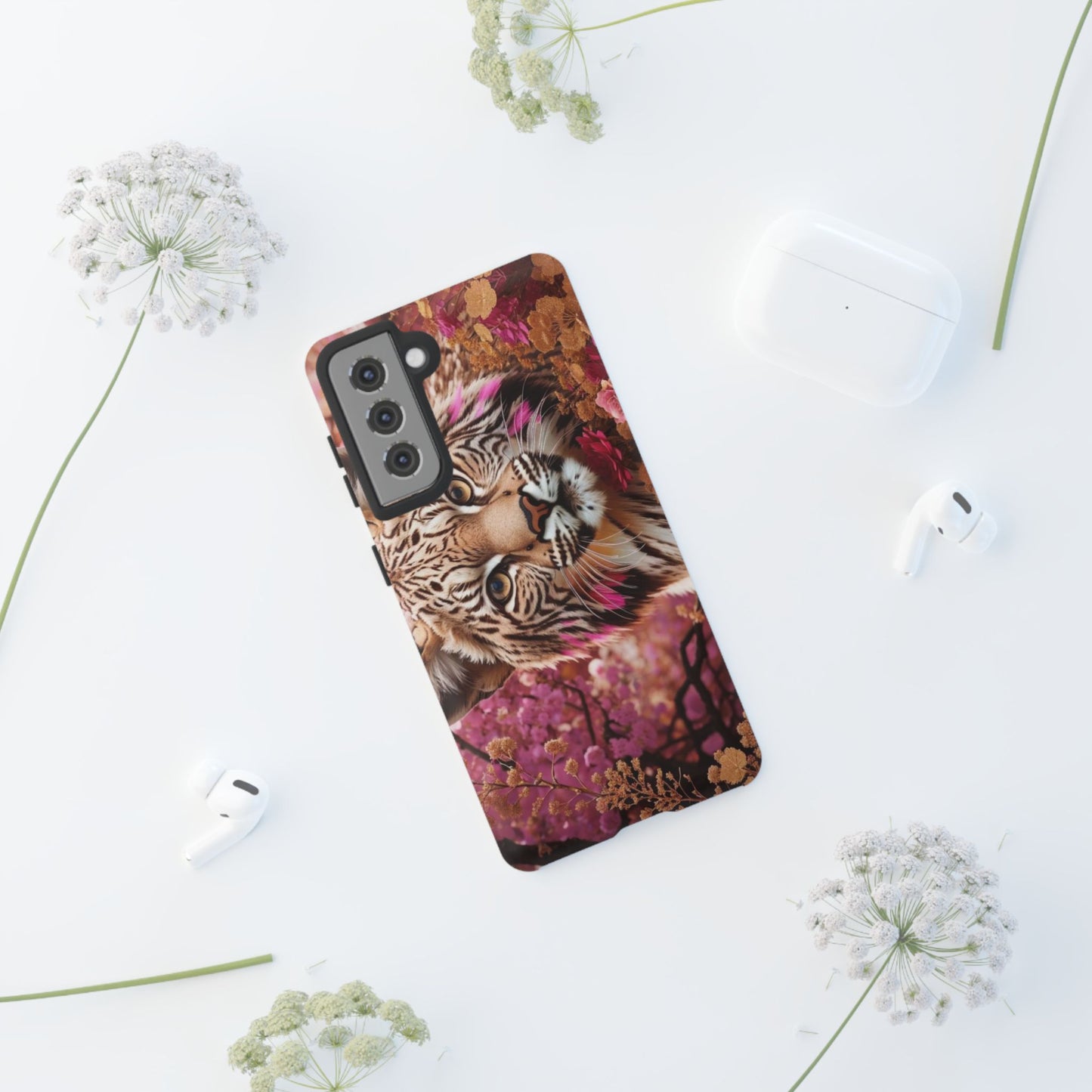 Iphone and Samsung Galaxy Tiger Garden Tough Cases