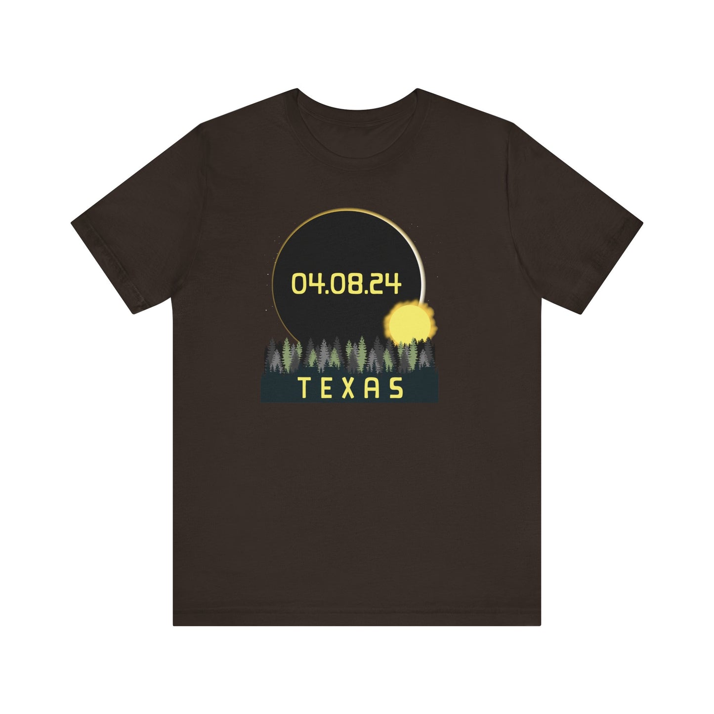 Texas 2024 Solar Eclipse Commemorative Unisex T-Shirt