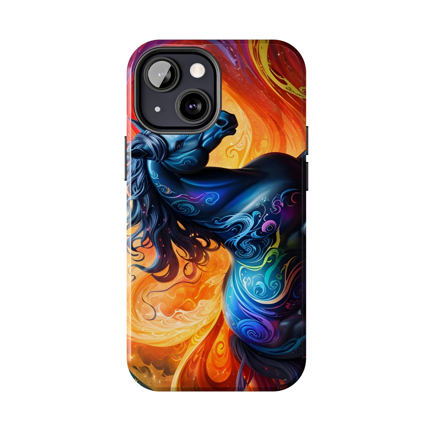 RainBow Horse Tough iPhone Case