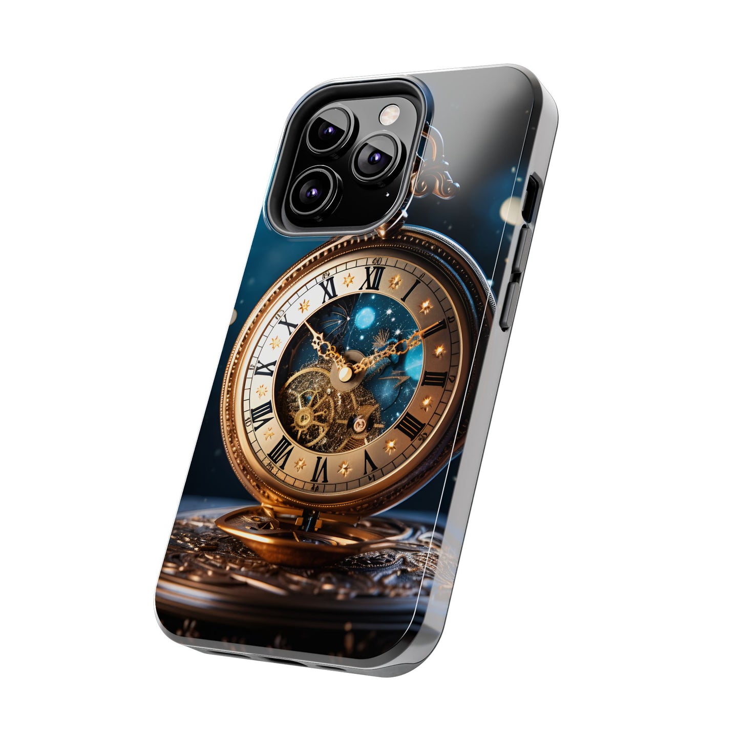 Antique Moon Clock Tough iPhone Cases