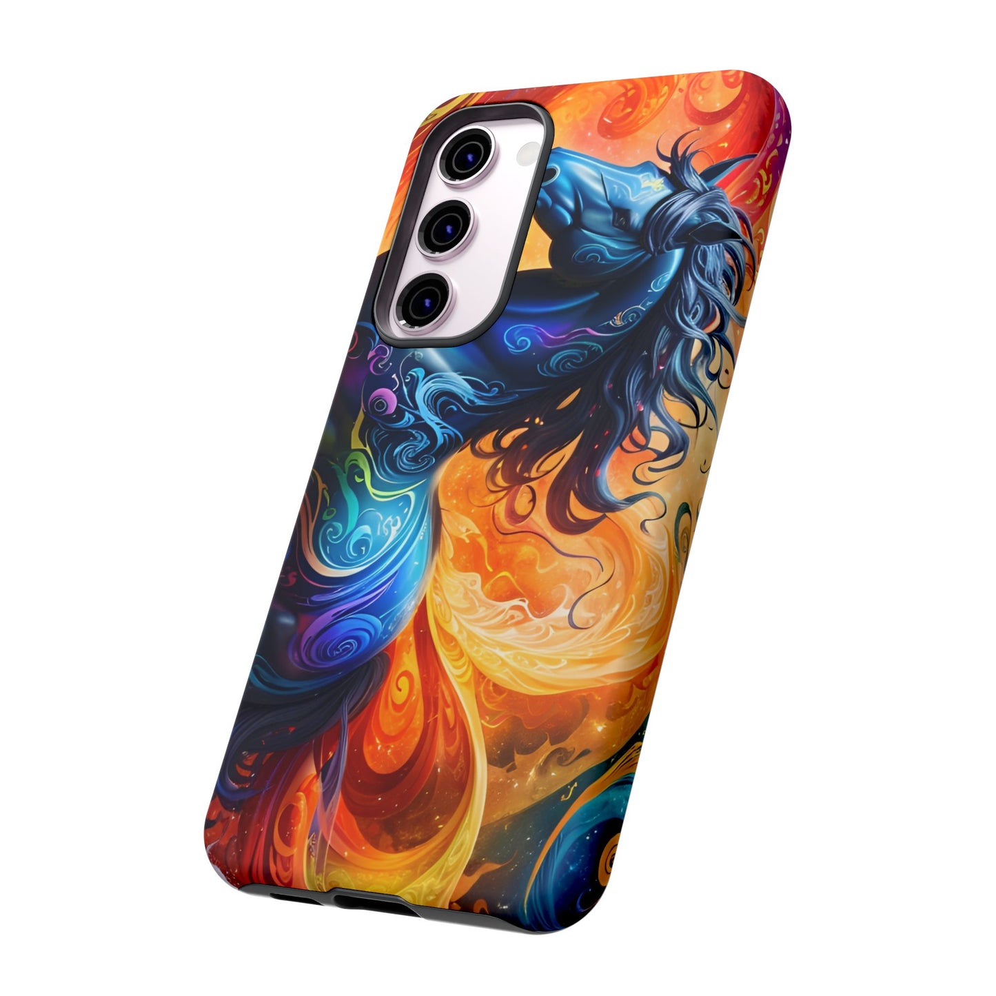 Samsung Galaxy Rainbow Horse Tough phone Cases