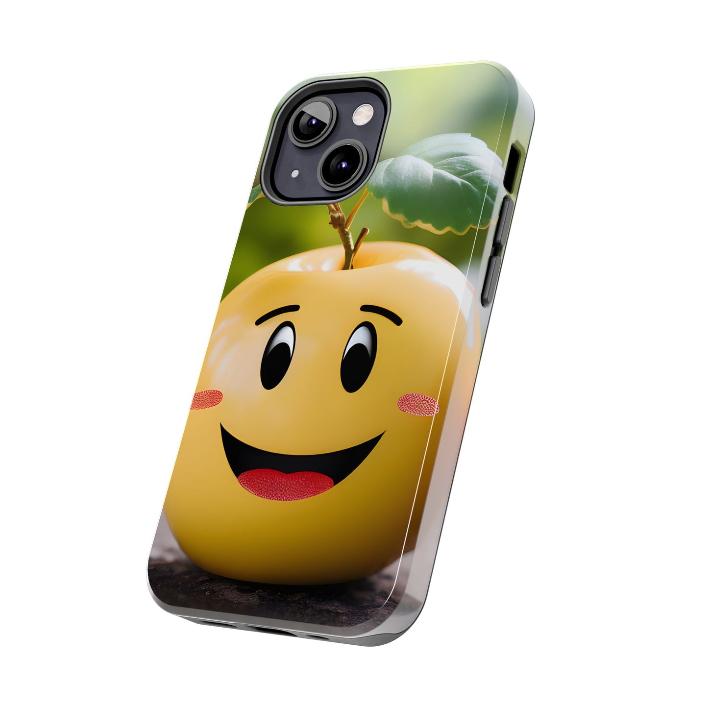 Happy Apple Tough iPhone Case