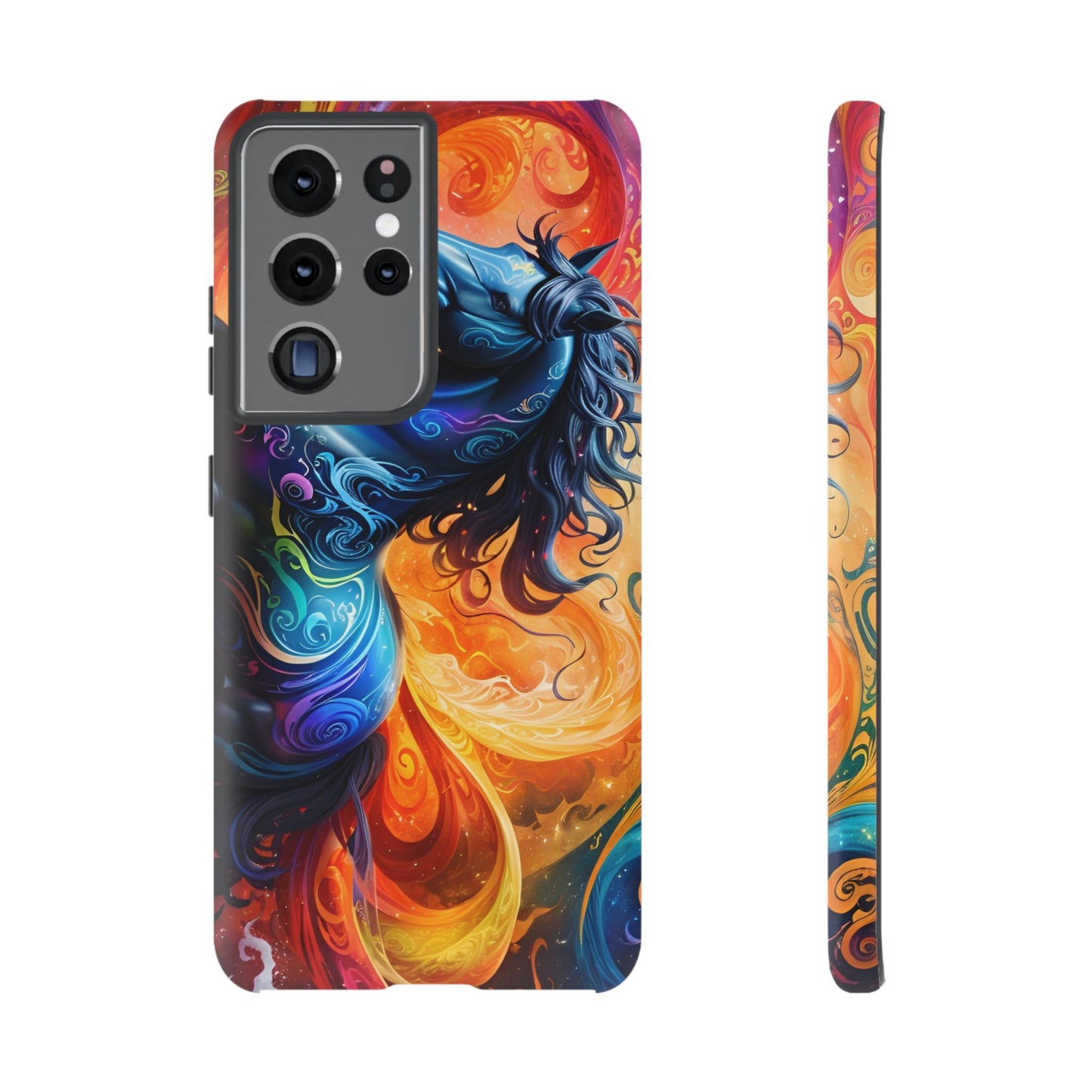 Samsung Galaxy Rainbow Horse Tough phone Cases