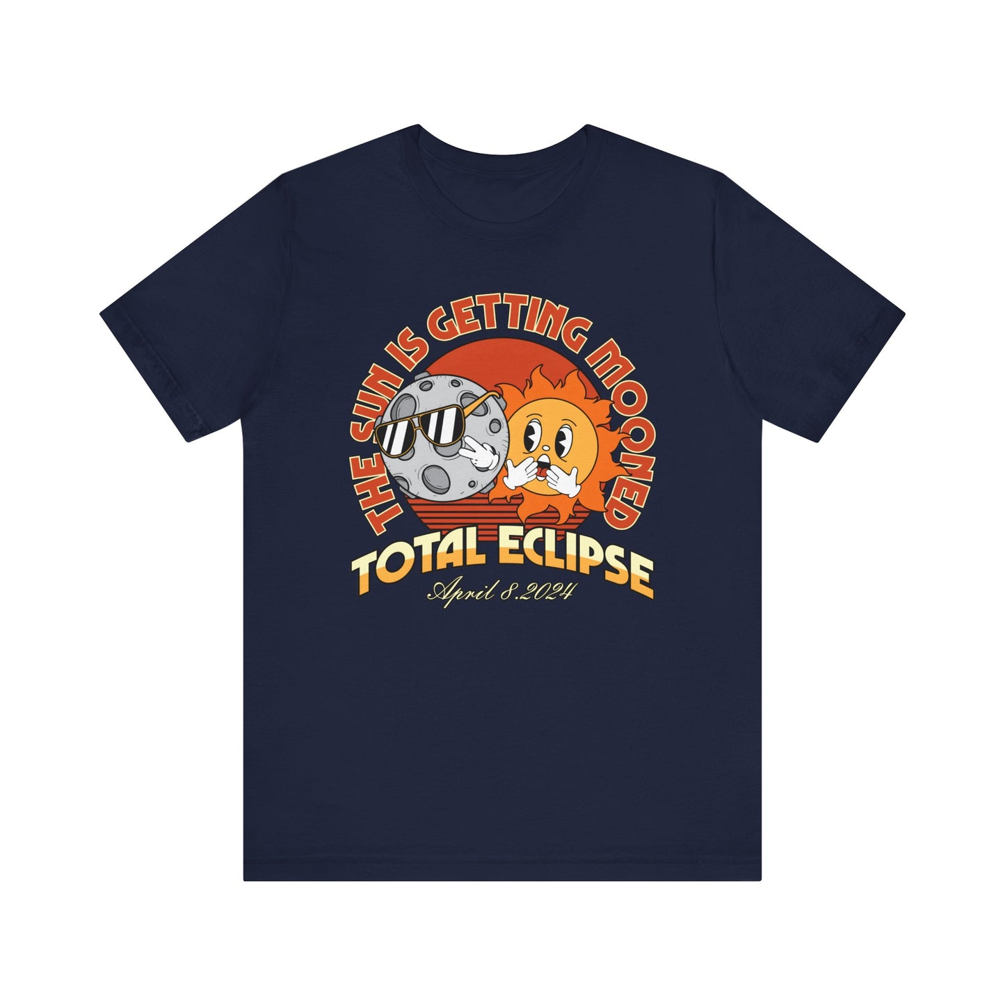 The Sun Is Getting Mooned Total Eclipse Commemorative Unisex T-Shirt