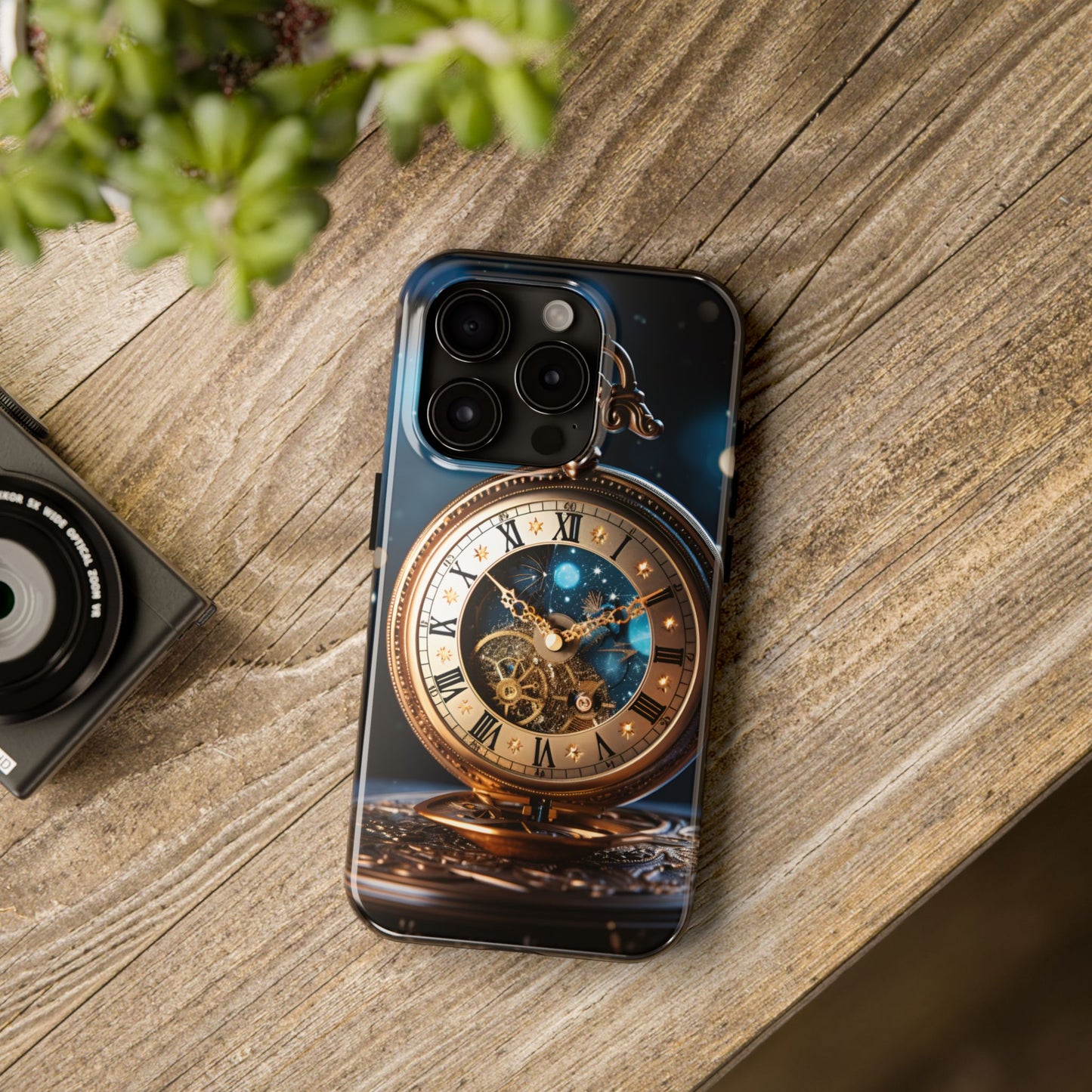Antique Moon Clock Tough iPhone Cases