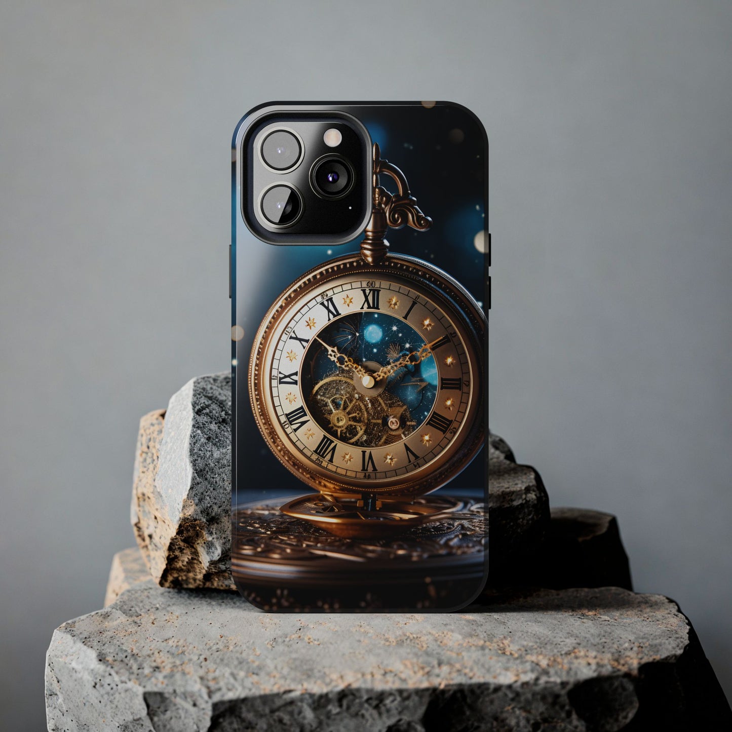 Antique Moon Clock Tough iPhone Cases