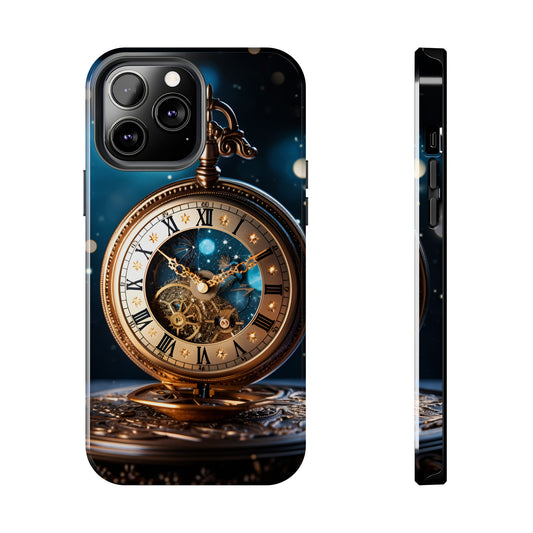 Antique Moon Clock Tough iPhone Cases