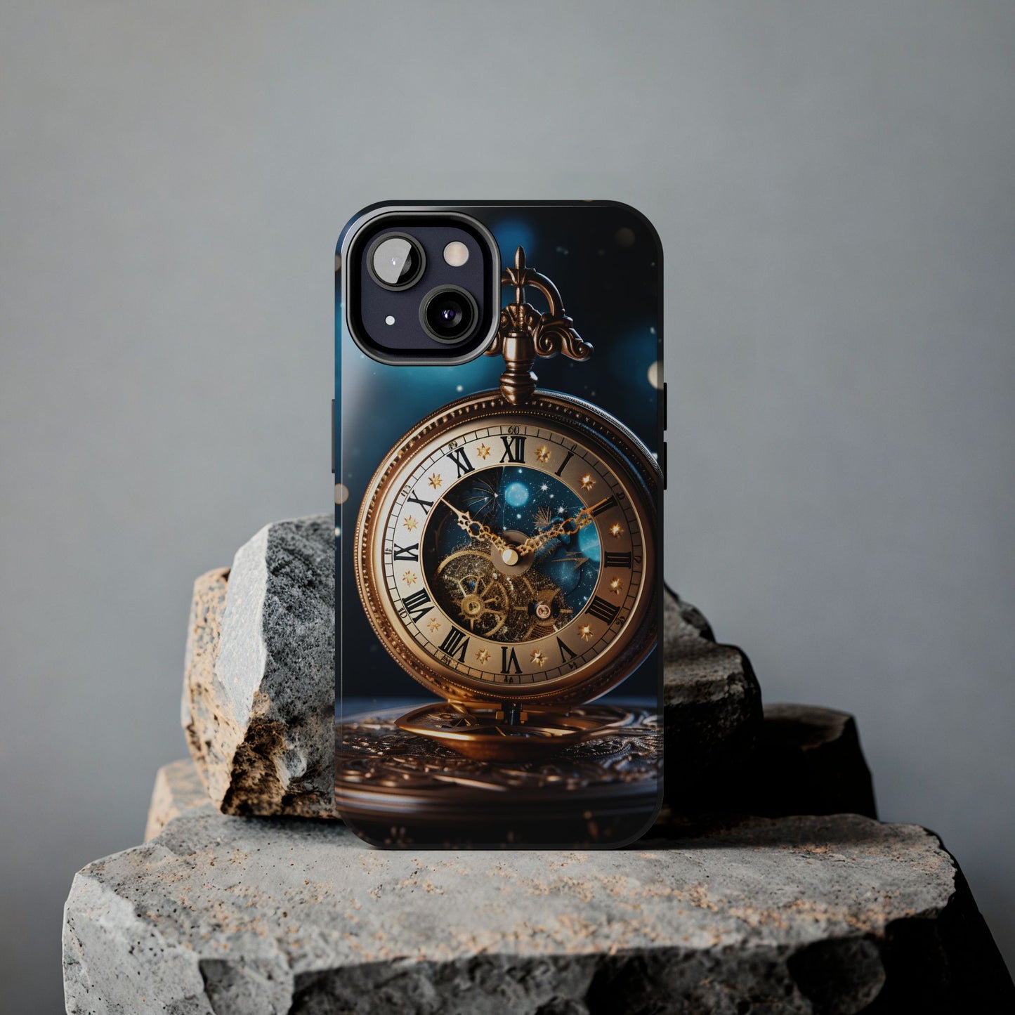 Antique Moon Clock Tough iPhone Cases