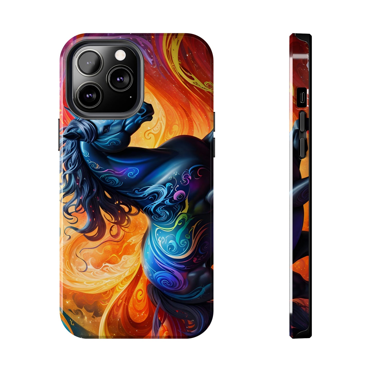 RainBow Horse Tough iPhone Case