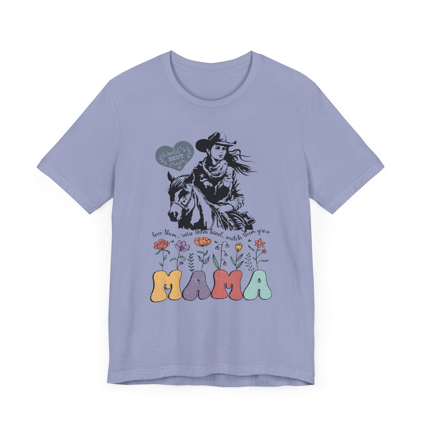 Mama Love Them Watch Them Grow! Mothers Day T-shirt BELLA CANVAS Short Sleeve Tee