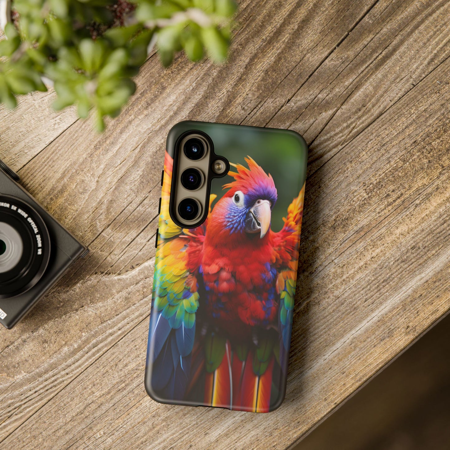 Parrot Samsung Galaxy Tough Phone Case