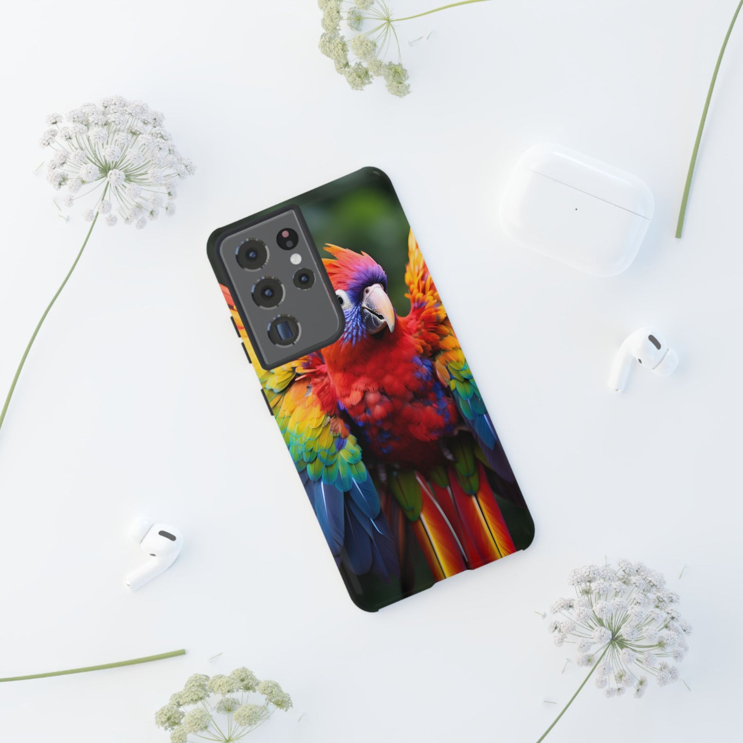 Parrot Samsung Galaxy Tough Phone Case