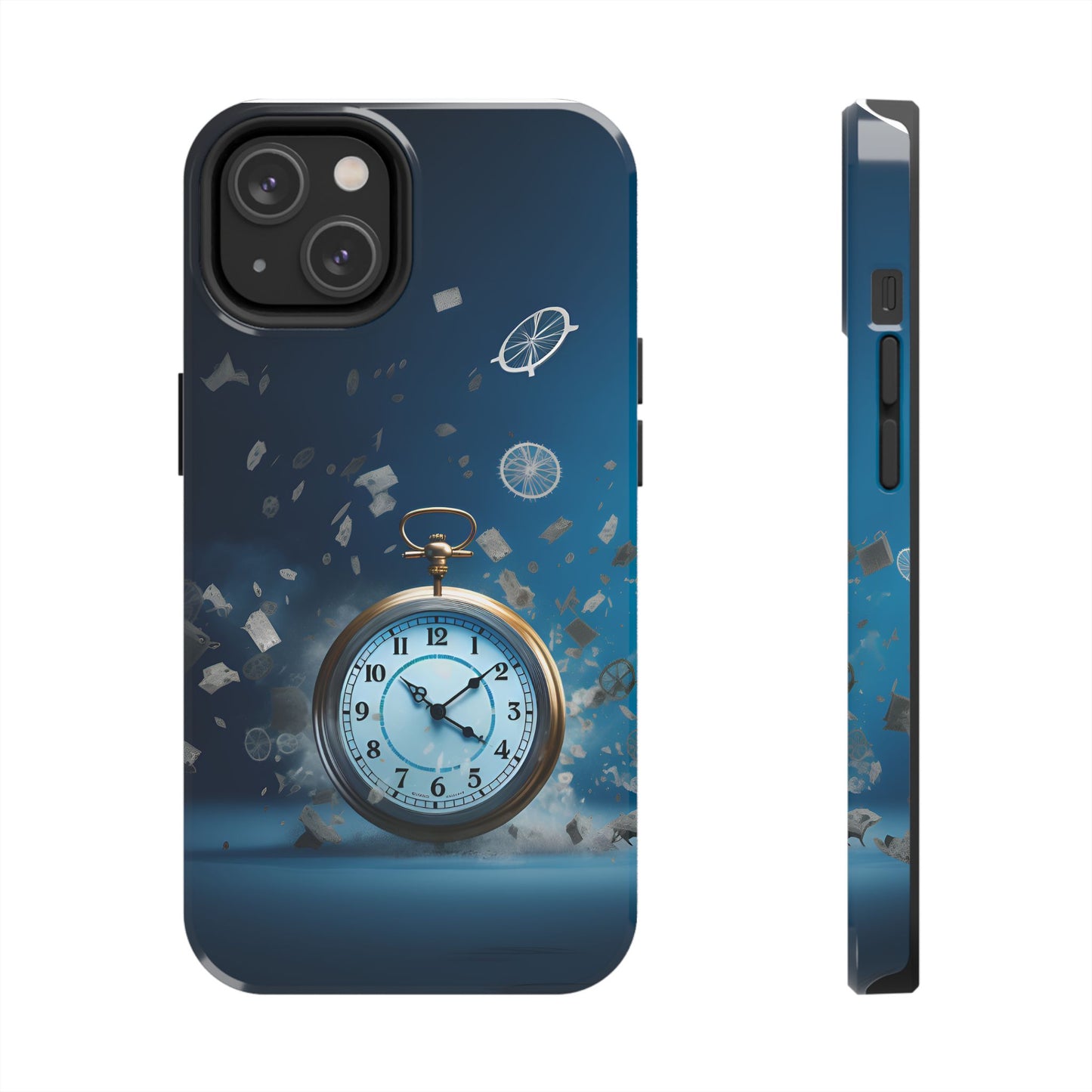 Clock Dust iPhone Tough Phone Cases